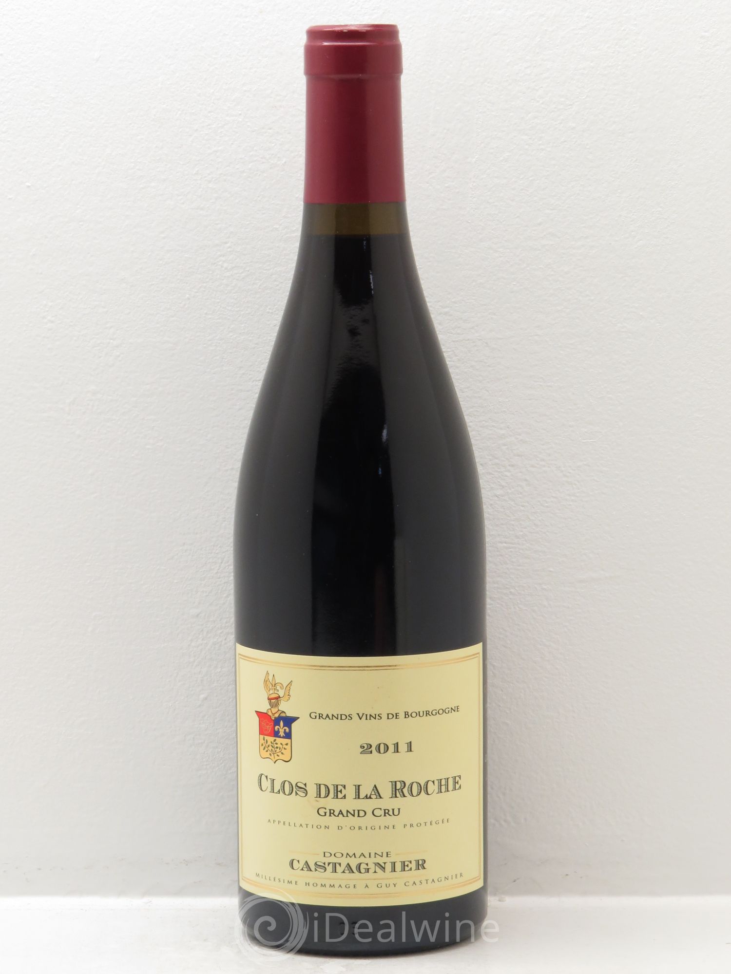 Clos de la Roche Grand Cru Domaine Castagnier 2011 - Lot de 1 bouteille - 0