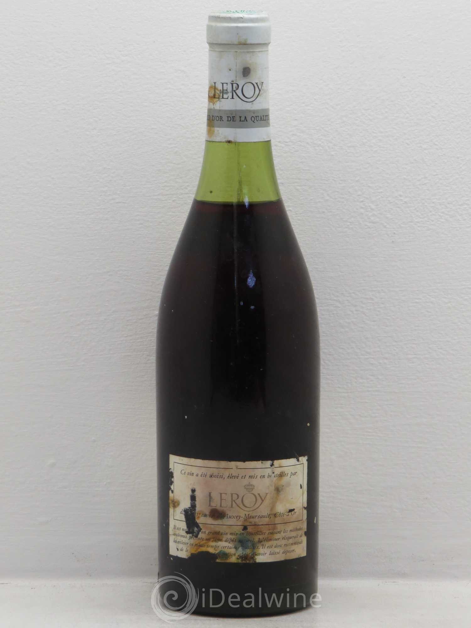 Chambertin Grand Cru Leroy SA 1961 - Lot de 1 bouteille - 1