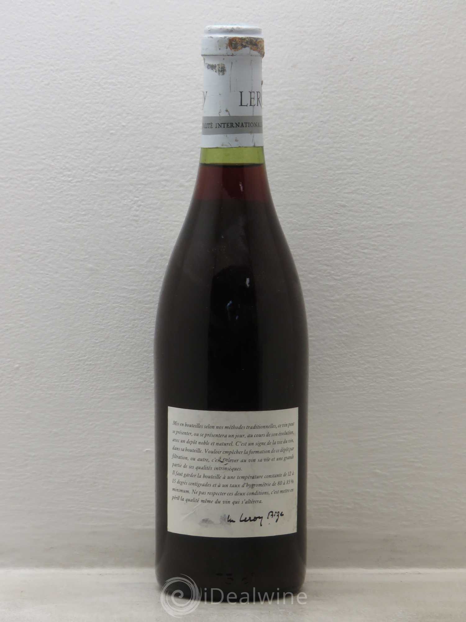 Chambertin Grand Cru Leroy SA 1978 - Lot de 1 bouteille - 1
