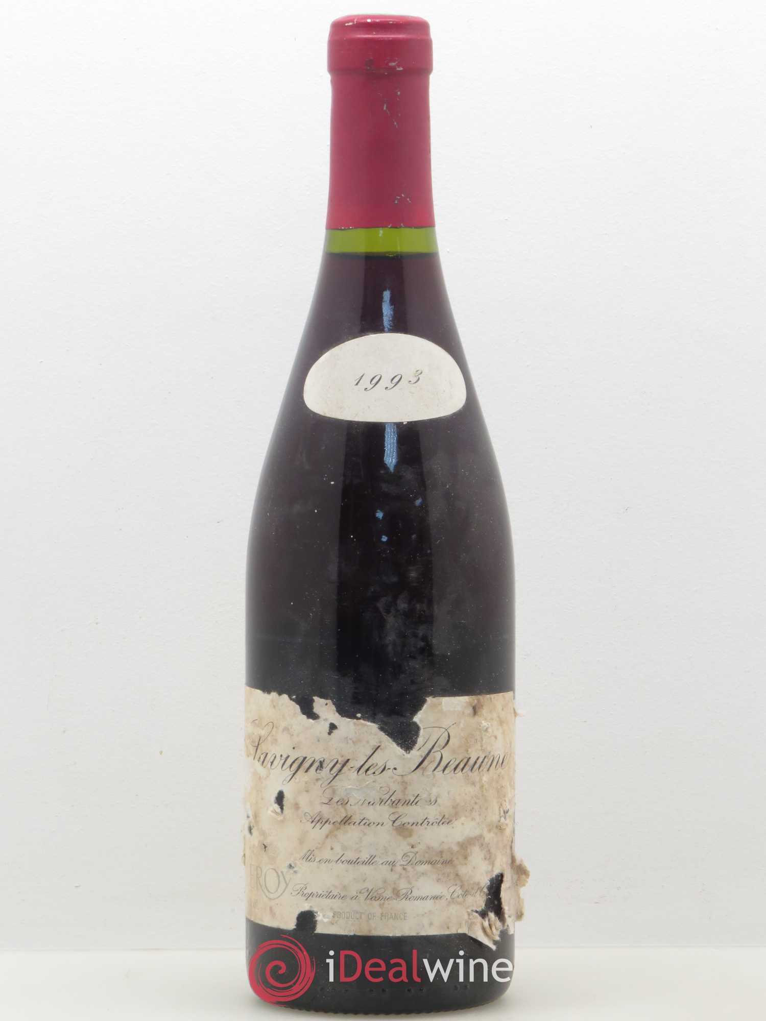 Savigny-lès-Beaune 1er Cru Les Narbantons Leroy (Domaine) 1993 - Lot de 1 bouteille - 0