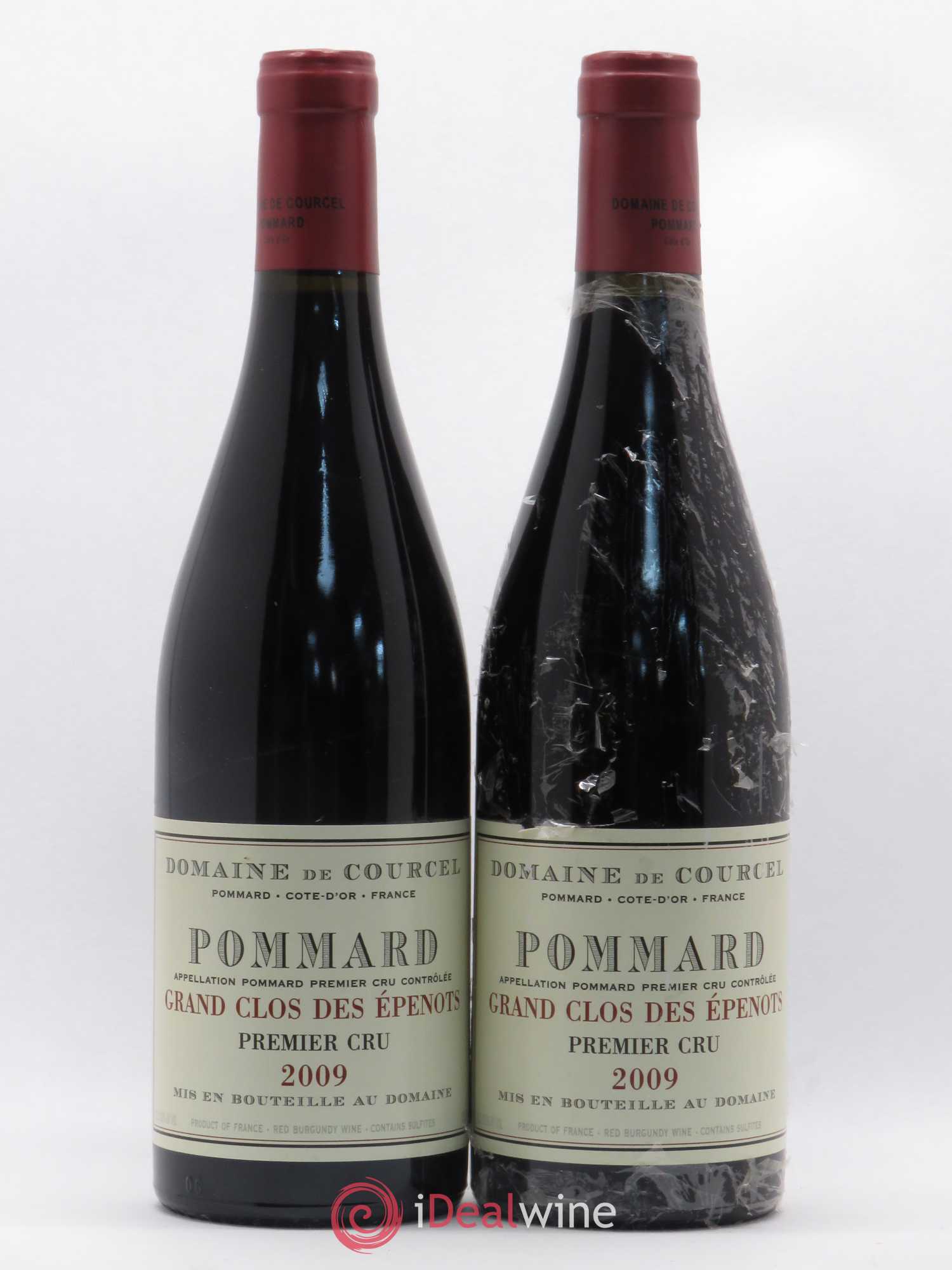 Pommard 1er Cru Grand Clos des Epenots de Courcel (Domaine) 2009 - Lot de 2 bouteilles - 0