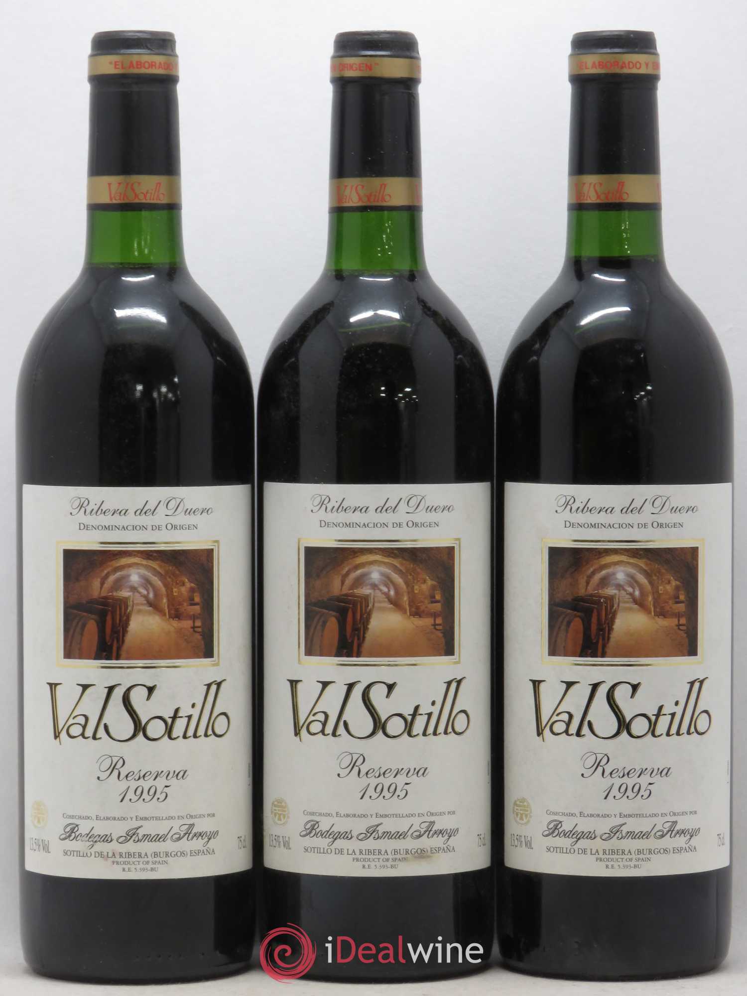 Ribera Del Duero DO Arroyo Val Sotillo Reserva Bodegas Ismael 1995 - Posten von 6 Flaschen - 1