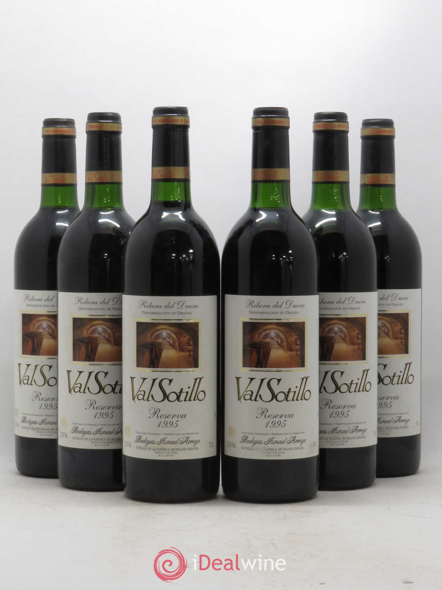 Ribera Del Duero DO Arroyo Val Sotillo Reserva Bodegas Ismael 1995 - Posten von 6 Flaschen - 0