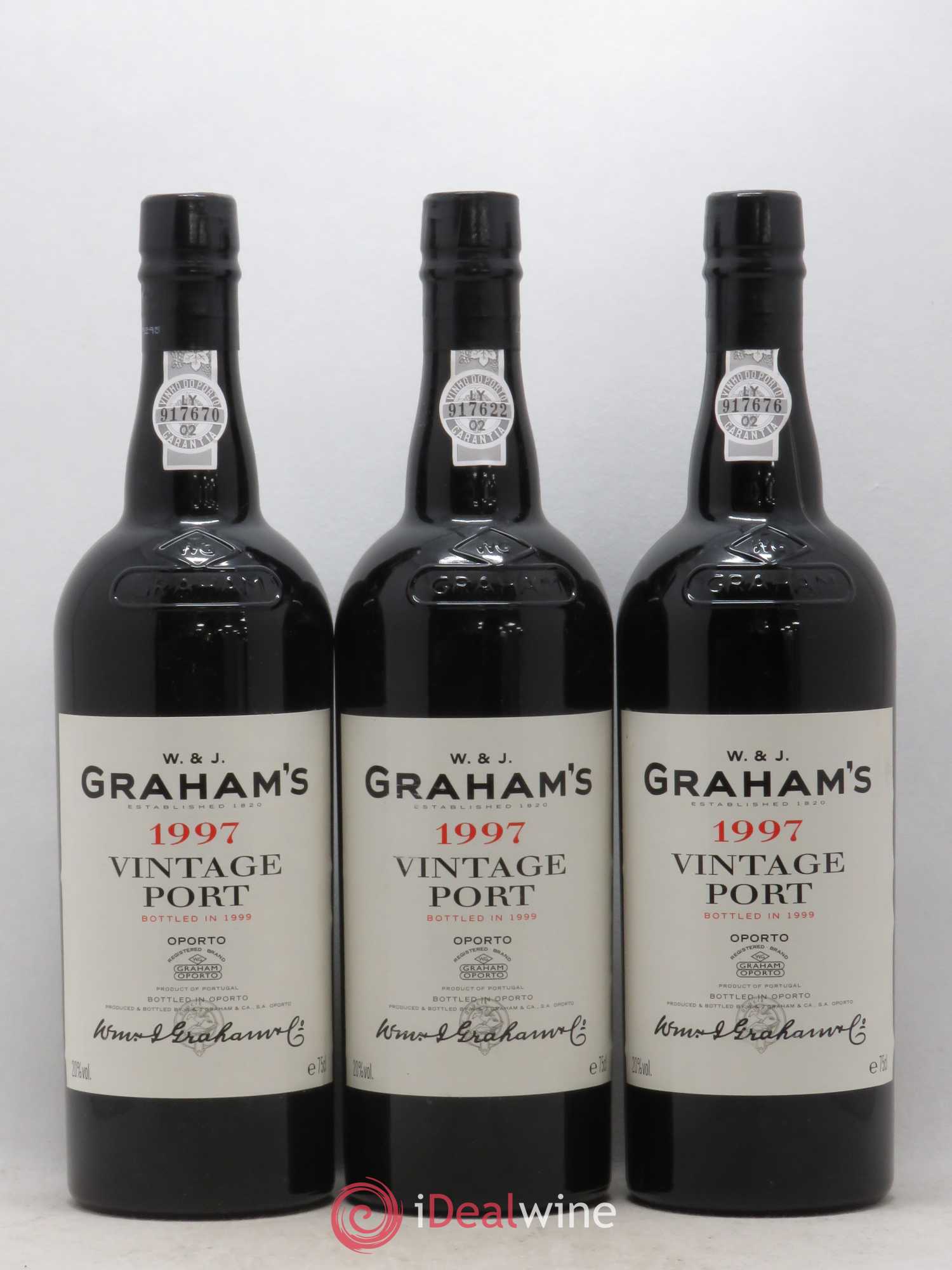 Porto W&J Graham' Vintage 1997 - Lot de 6 bouteilles - 2
