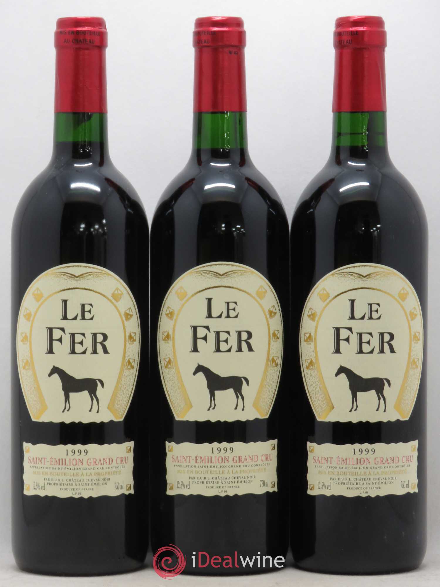 Saint-Émilion Grand Cru Château le Fer 1999 - Lot de 6 bouteilles - 2