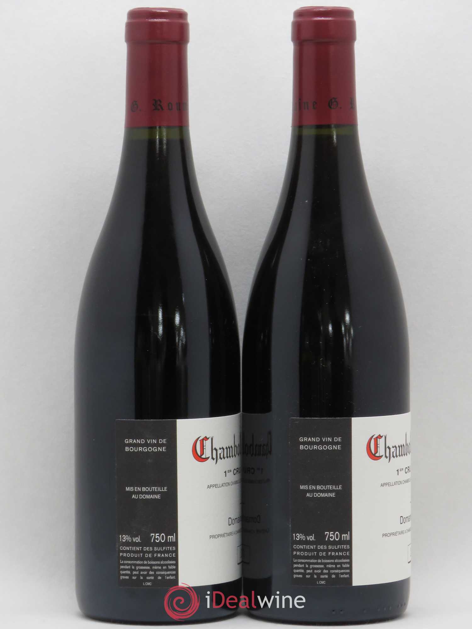 Chambolle-Musigny 1er Cru Les Cras Georges Roumier (Domaine) 2010 - Lot de 2 bouteilles - 1