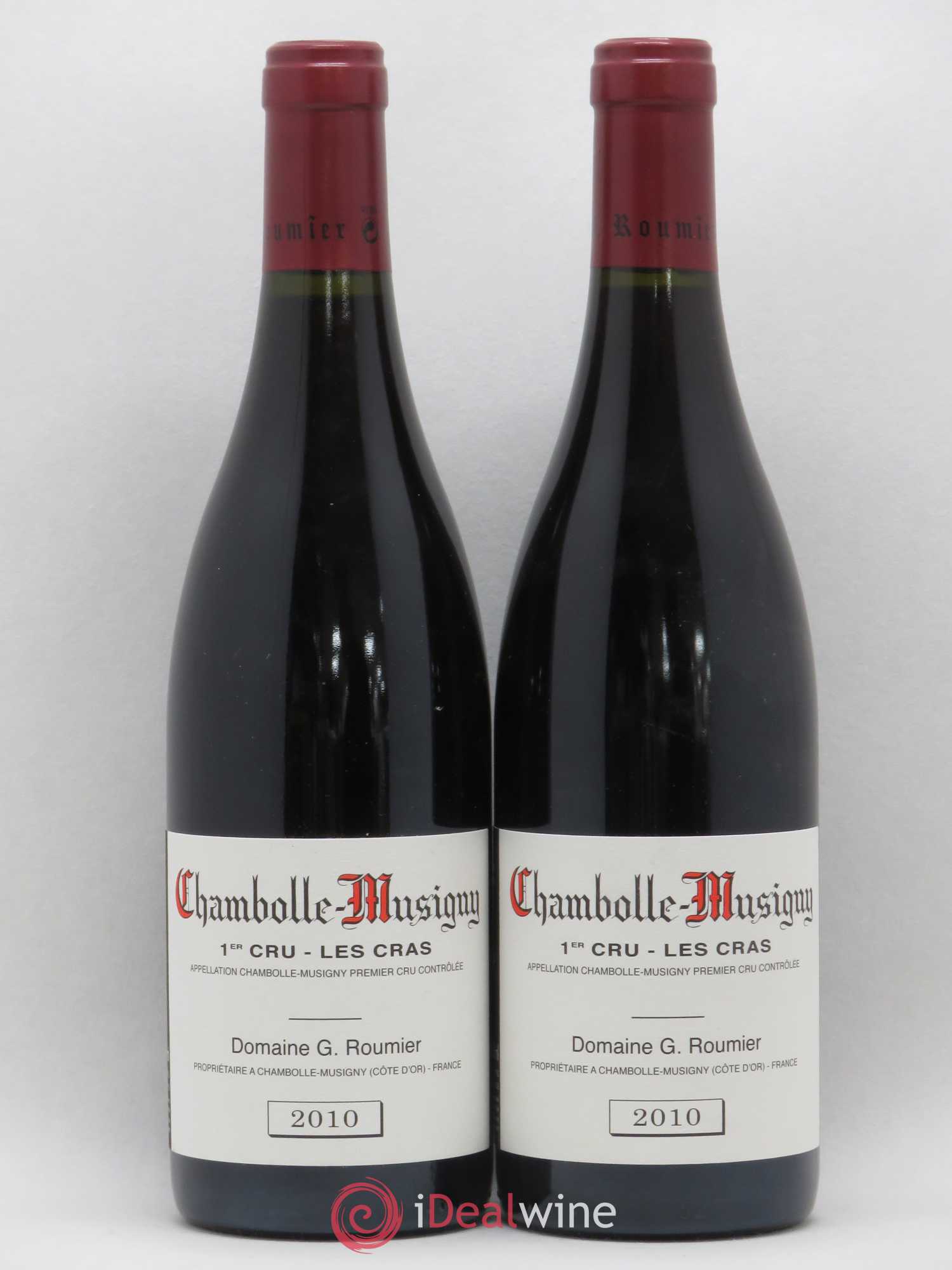 Chambolle-Musigny 1er Cru Les Cras Georges Roumier (Domaine) 2010 - Lot de 2 bouteilles - 0