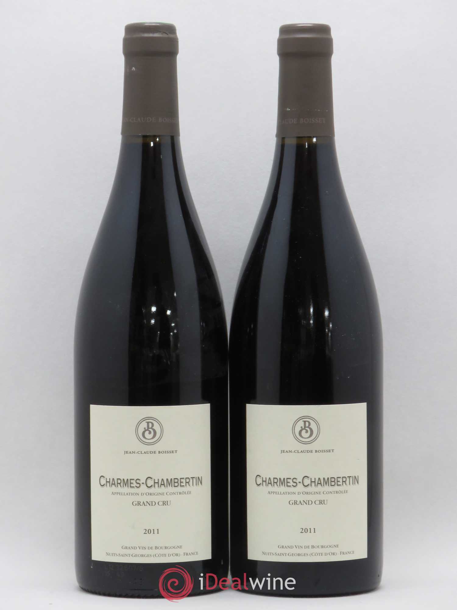 Charmes-Chambertin Grand Cru Domaine Jean Claude Boisset (sans prix de réserve) 2011 - Posten von 2 Flaschen - 0