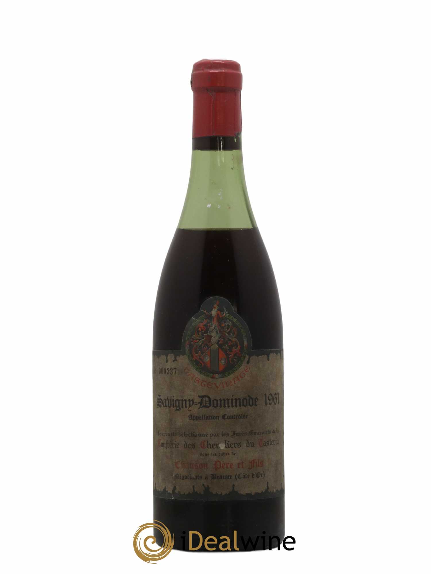 Savigny-lès-Beaune 1er Cru La Dominode Chanson (Domaine) Tastevinage 1961 - Lot de 1 bouteille - 0