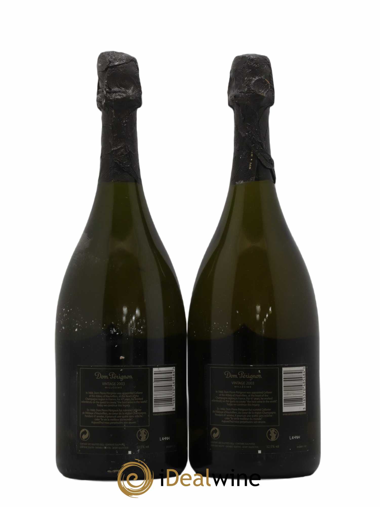Brut Dom Pérignon 2003 - Lot de 2 bouteilles - 1