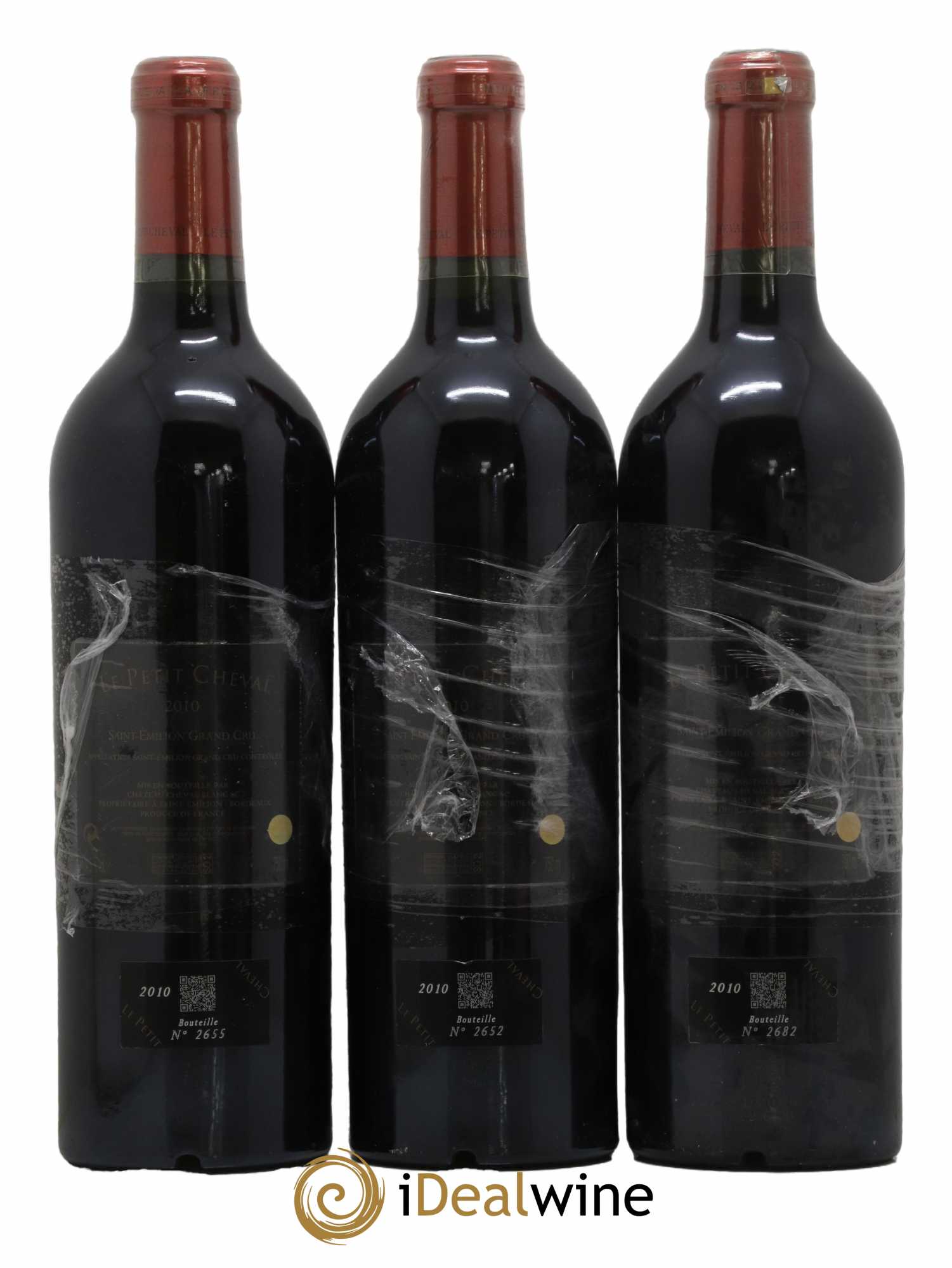 Le Petit Cheval Second Vin 2010 - Lot de 3 bouteilles - 1
