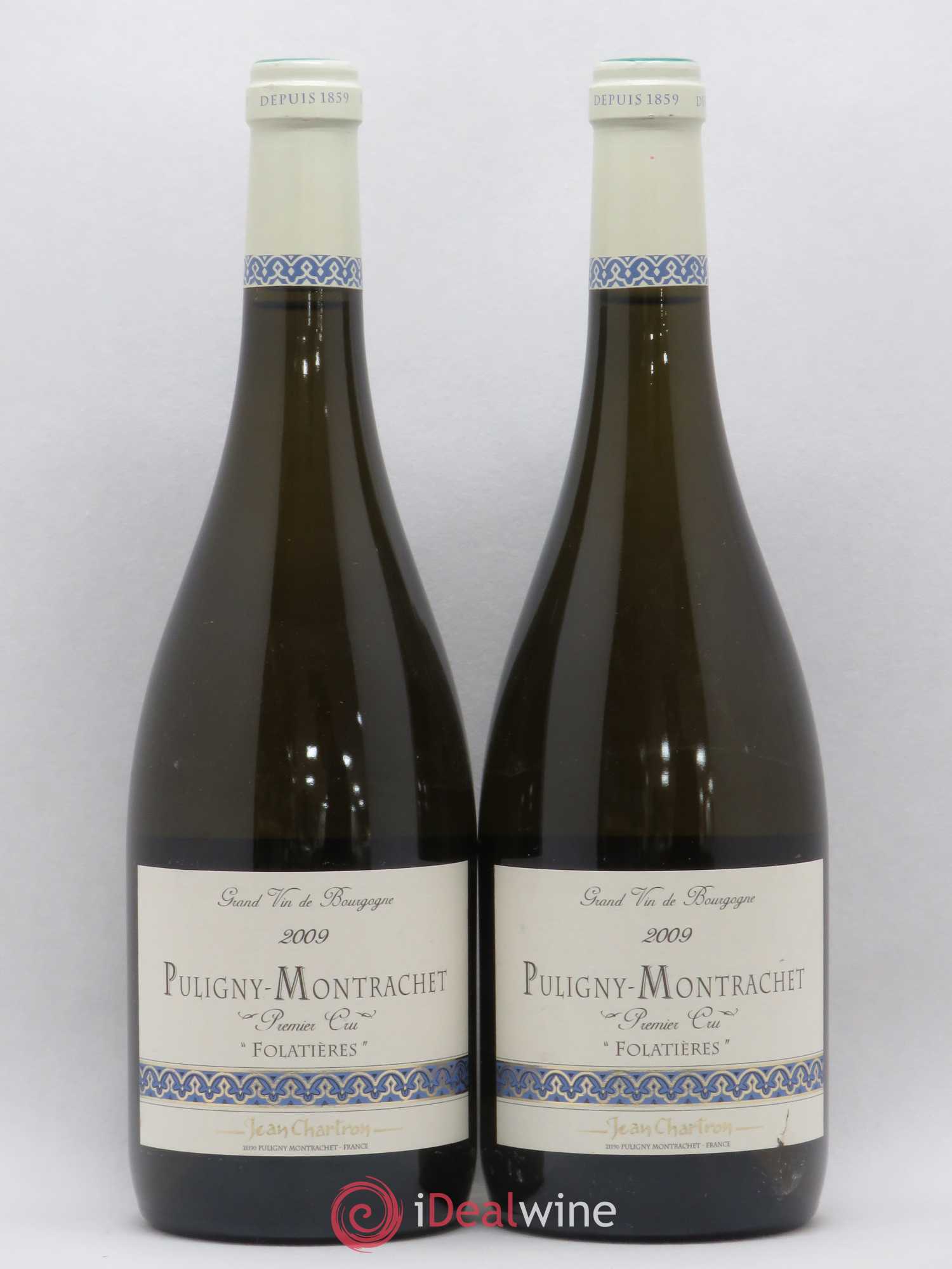 Puligny-Montrachet 1er Cru Folatières Jean Chartron (Domaine) 2009 - Lot de 2 bouteilles - 0