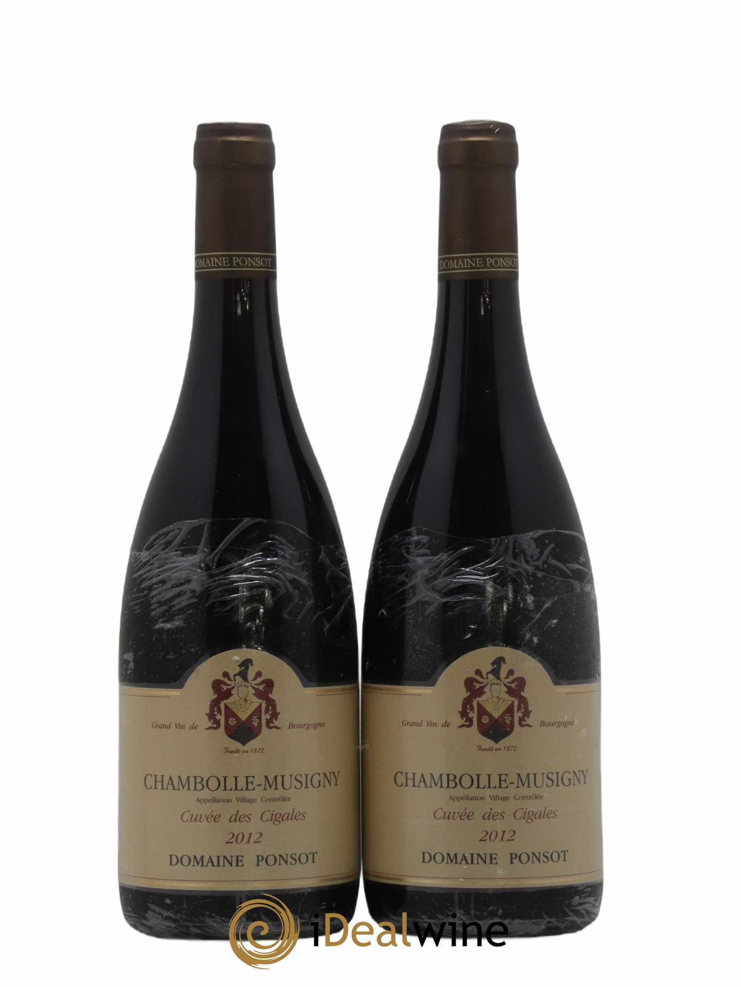 Chambolle-Musigny Cuvée des Cigales Ponsot (Domaine) 2012 - Lot de 2 bouteilles - 0