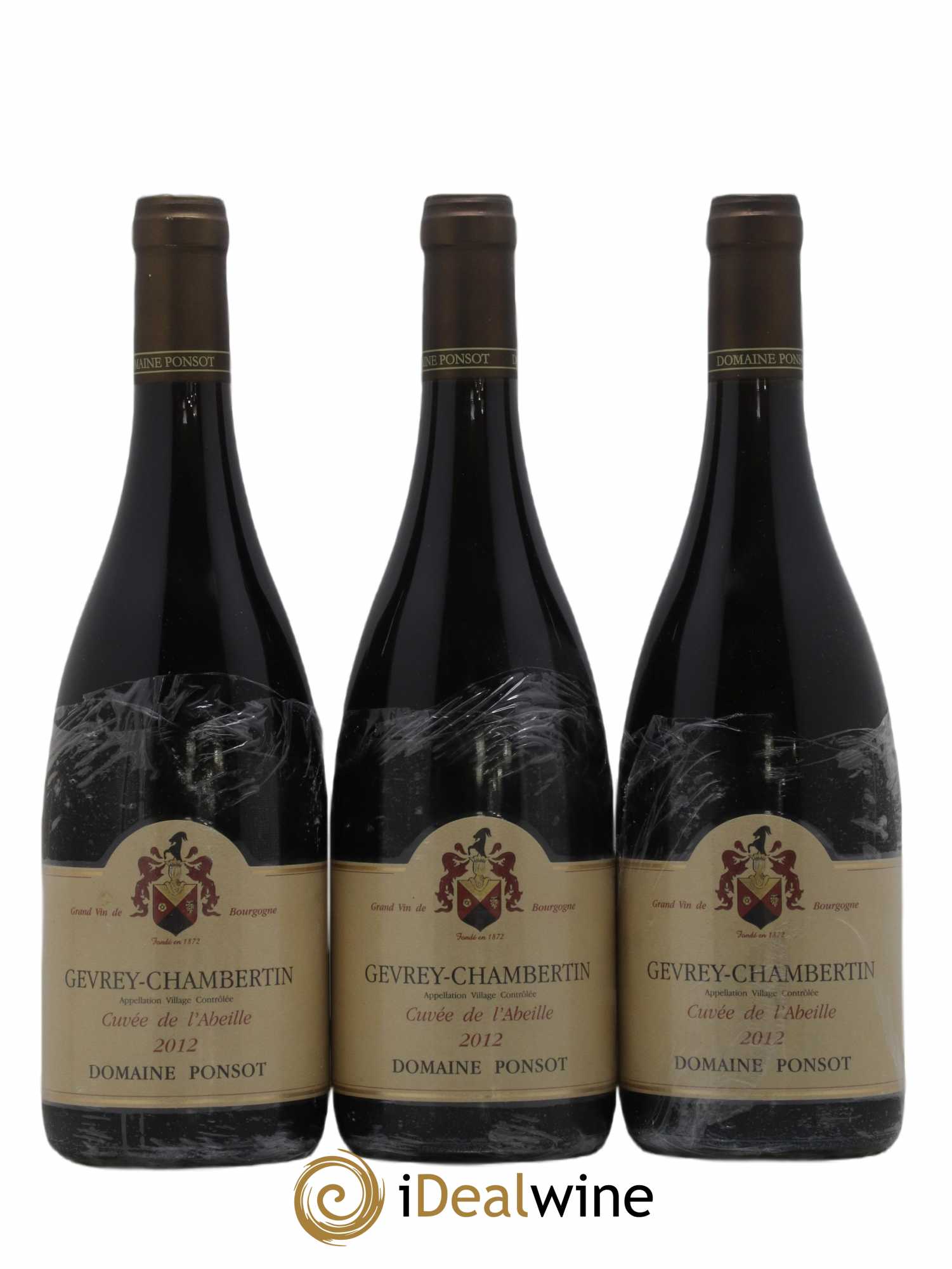 Gevrey-Chambertin Cuvée de l'Abeille Ponsot (Domaine) 2012 - Lot de 3 bouteilles - 0