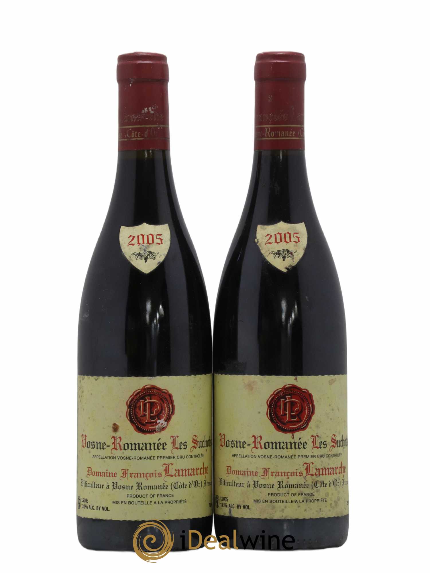 Vosne-Romanée 1er Cru Les Suchots Lamarche (Domaine) 2005 - Lot de 2 bouteilles - 0