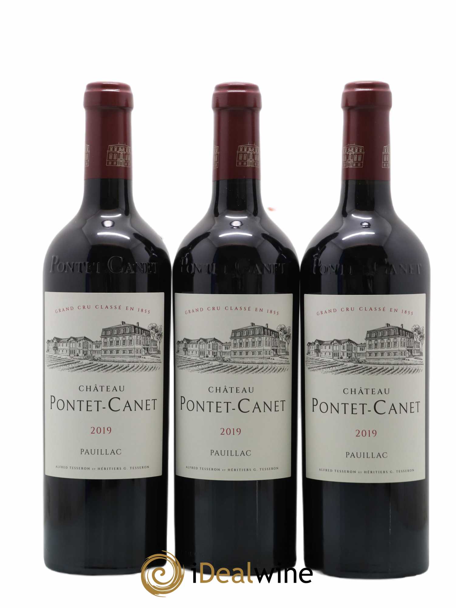 Château Pontet Canet 5ème Grand Cru Classé 2019 - Lot de 6 bouteilles - 1