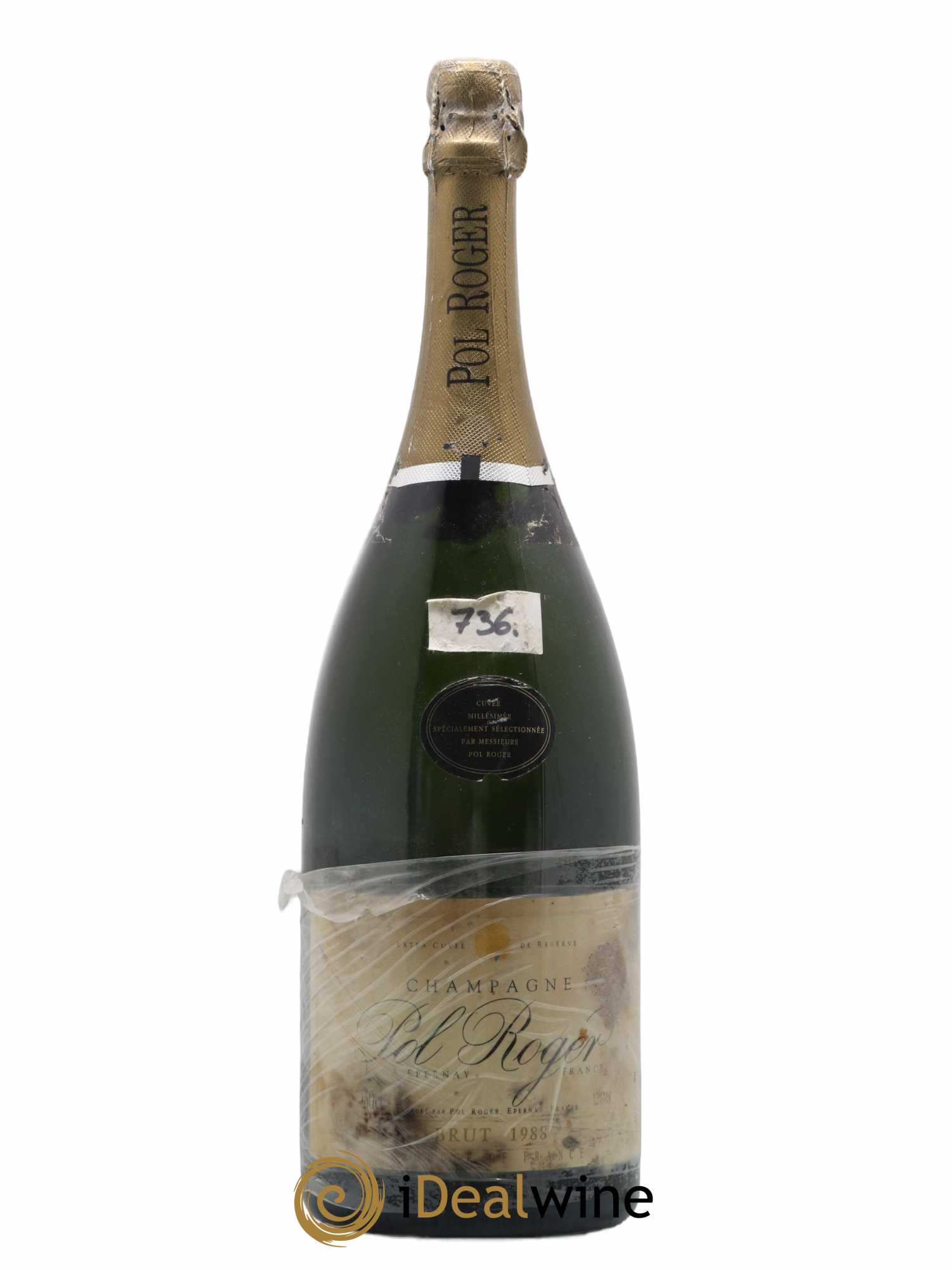 Brut Vintage Pol Roger 1988 - Lot de 1 magnum - 0