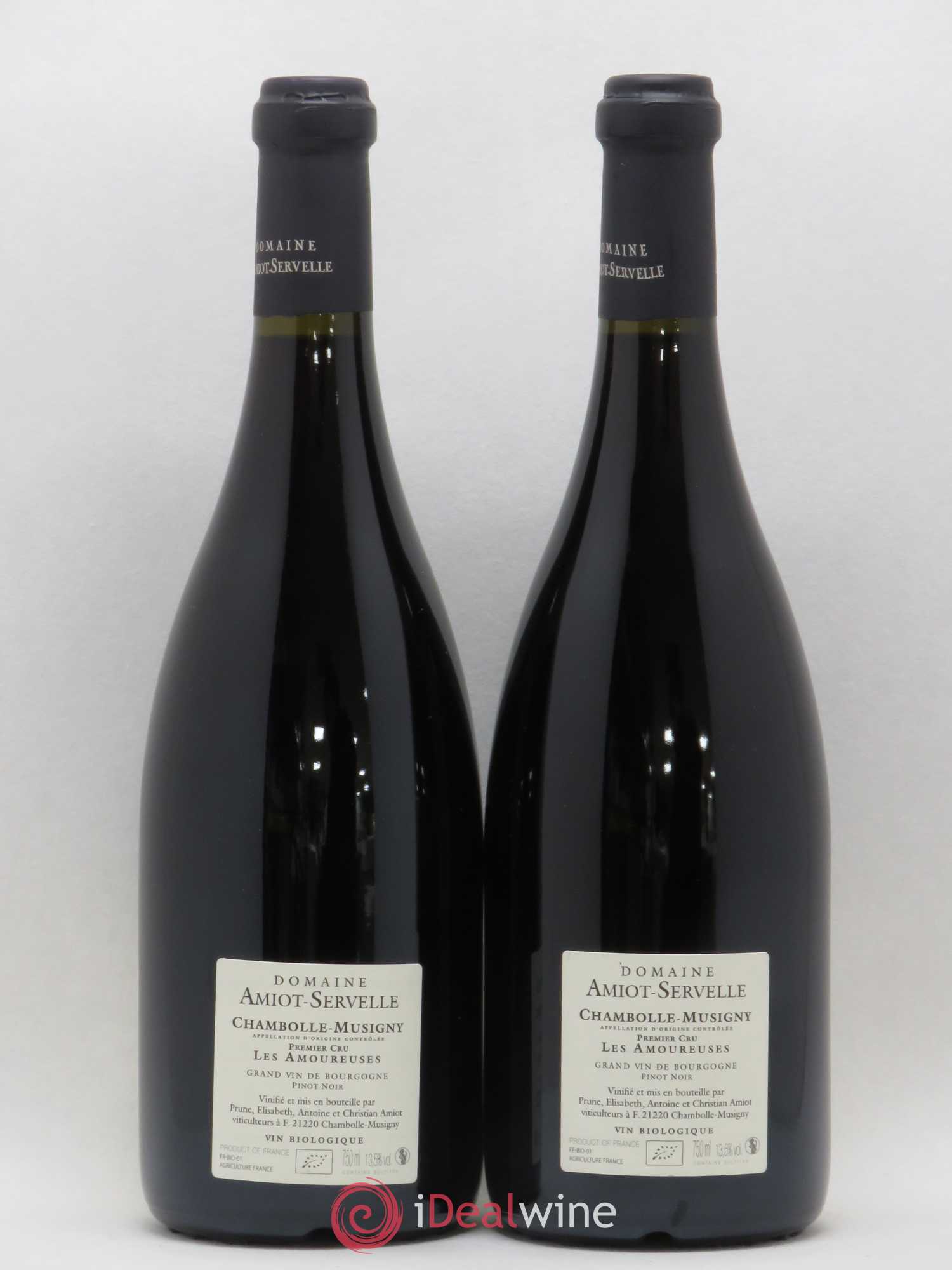 Chambolle-Musigny 1er Cru Les Amoureuses Amiot-Servelle 2017 - Lot de 2 bouteilles - 1