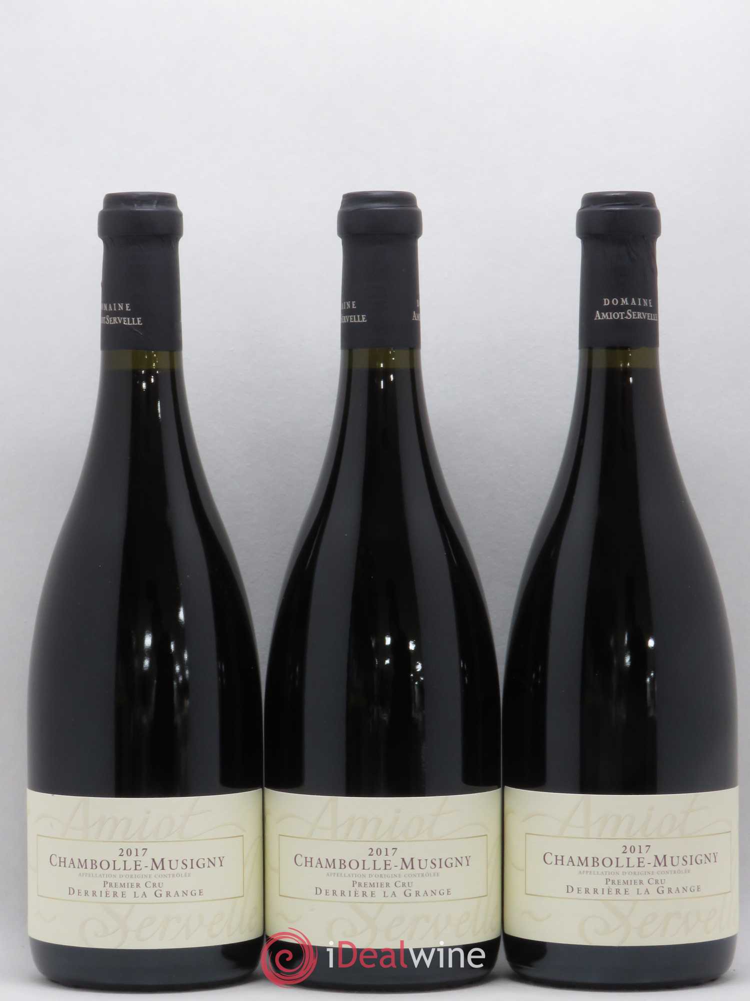 Chambolle-Musigny 1er Cru Derrière la Grange Amiot-Servelle 2017 - Lot de 3 bouteilles - 0