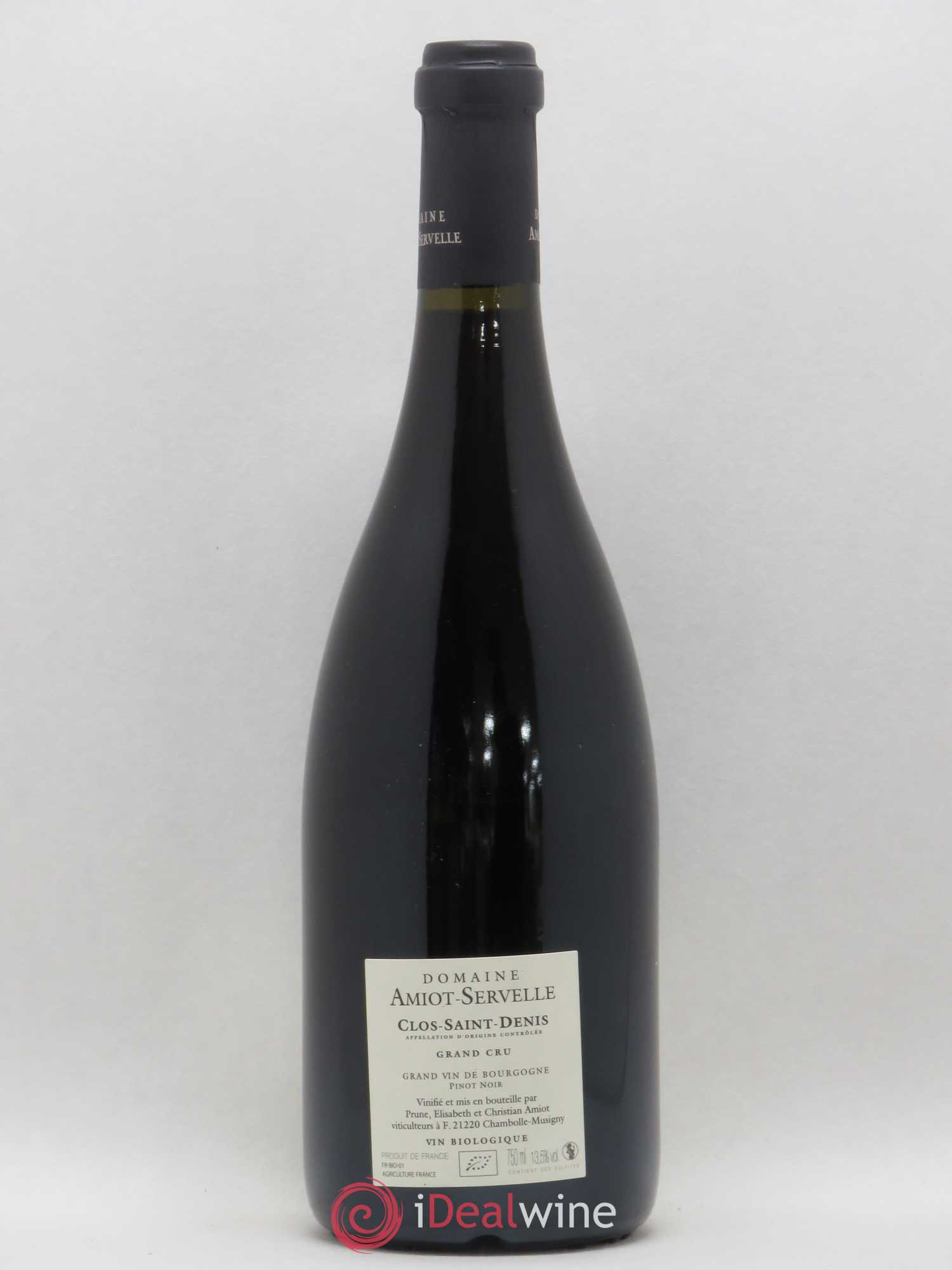 Clos Saint-Denis Grand Cru Amiot-Servelle 2016 - Lot de 1 bouteille - 1