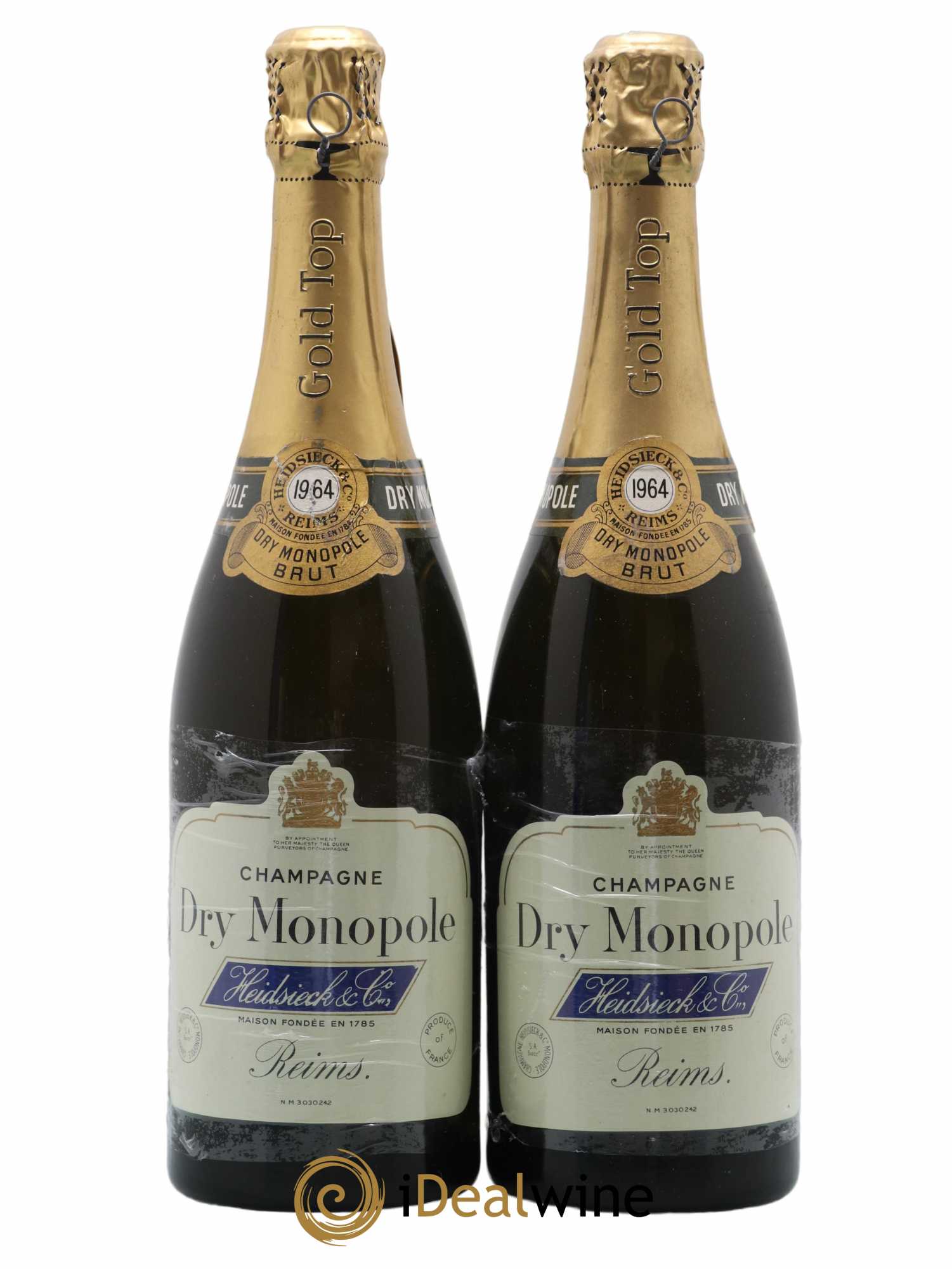 Champagne 1964 - Posten von 2 Flaschen - 0