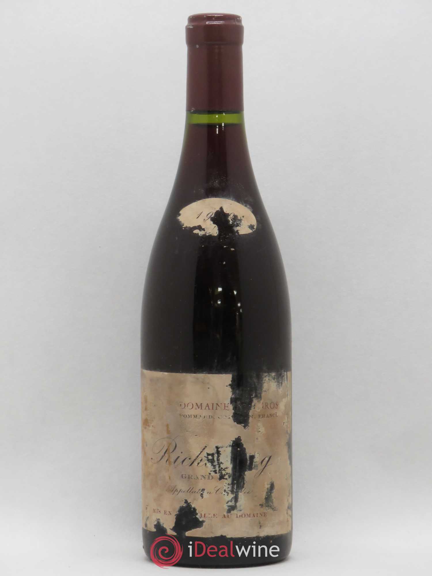 Richebourg Grand Cru A.-F. Gros 1990 - Lot de 1 bouteille - 0