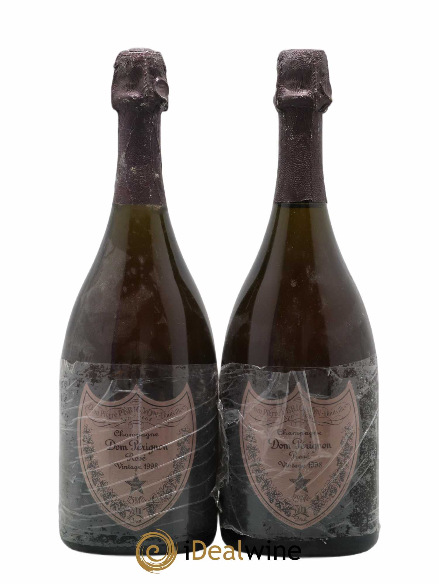 Brut Dom Pérignon 1998 - Lot de 2 bouteilles - 0