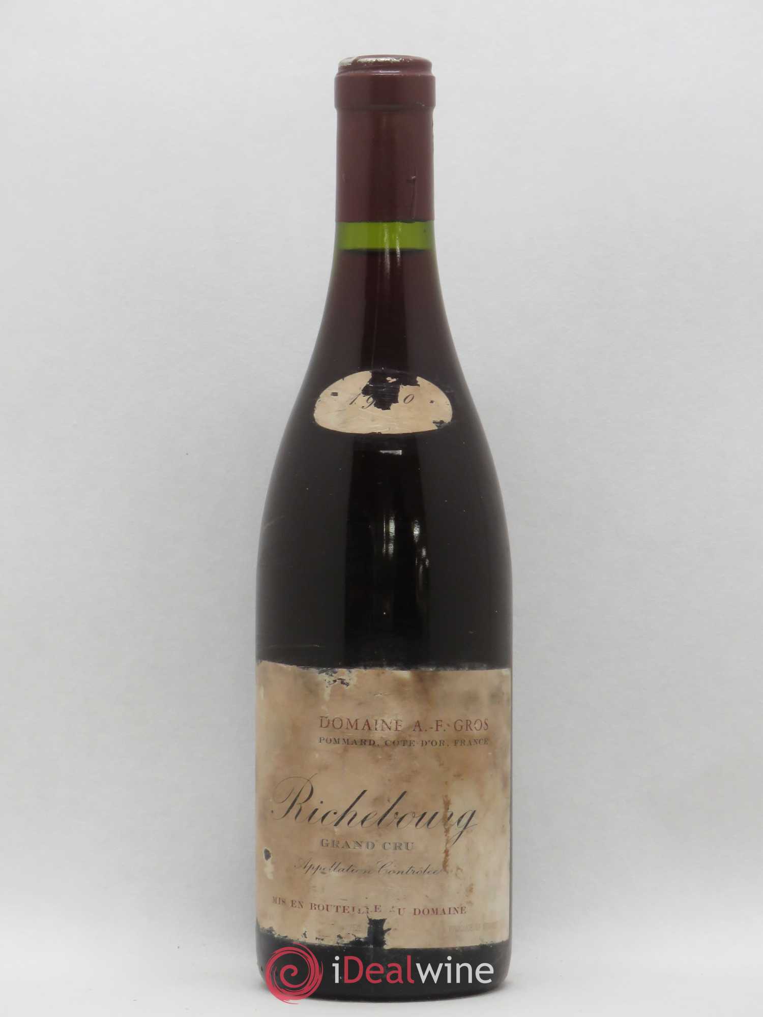 Richebourg Grand Cru A.-F. Gros 1990 - Lot de 1 bouteille - 0