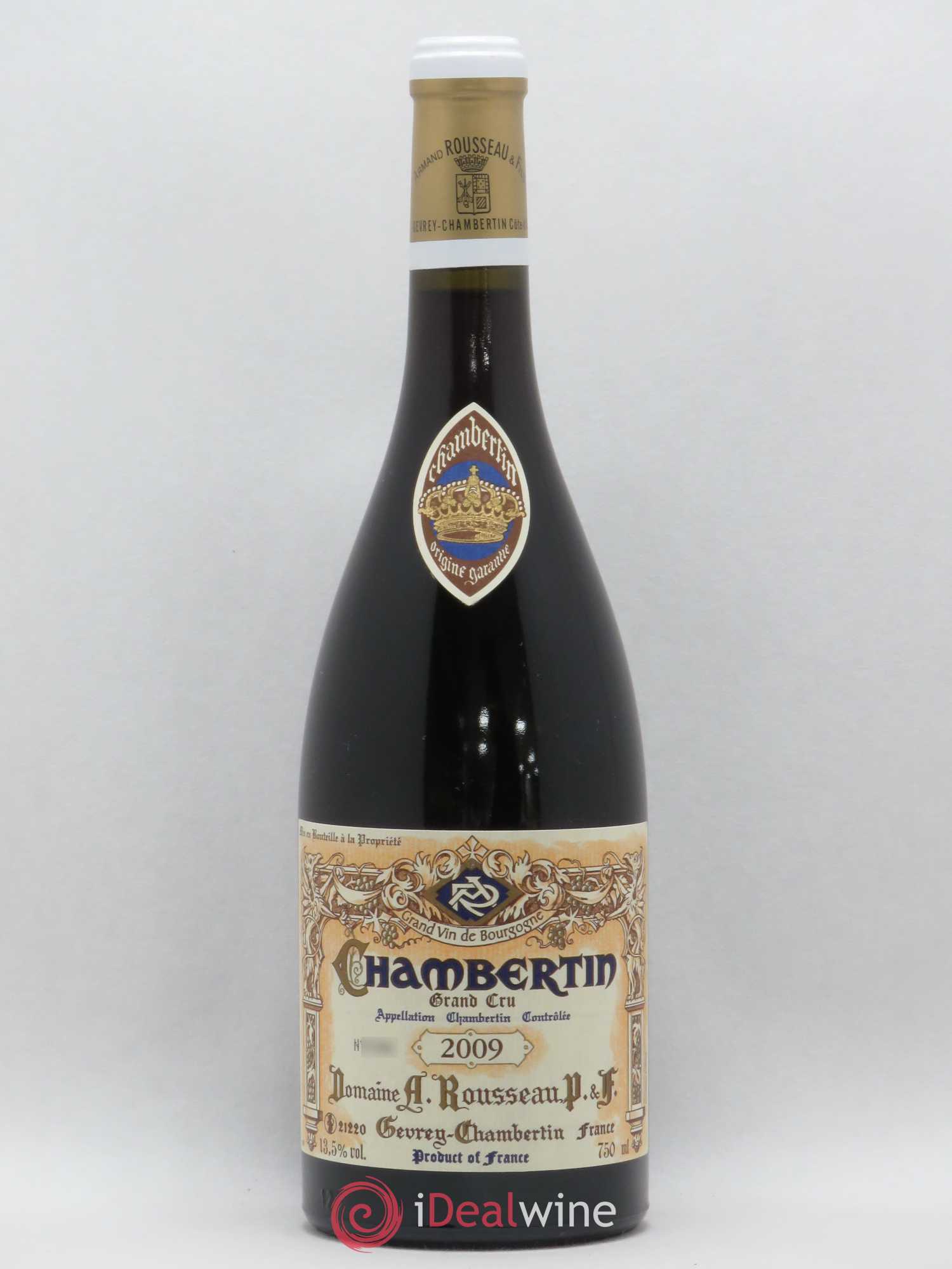 Chambertin Grand Cru Armand Rousseau (Domaine) 2009 - Lot de 1 bouteille - 0
