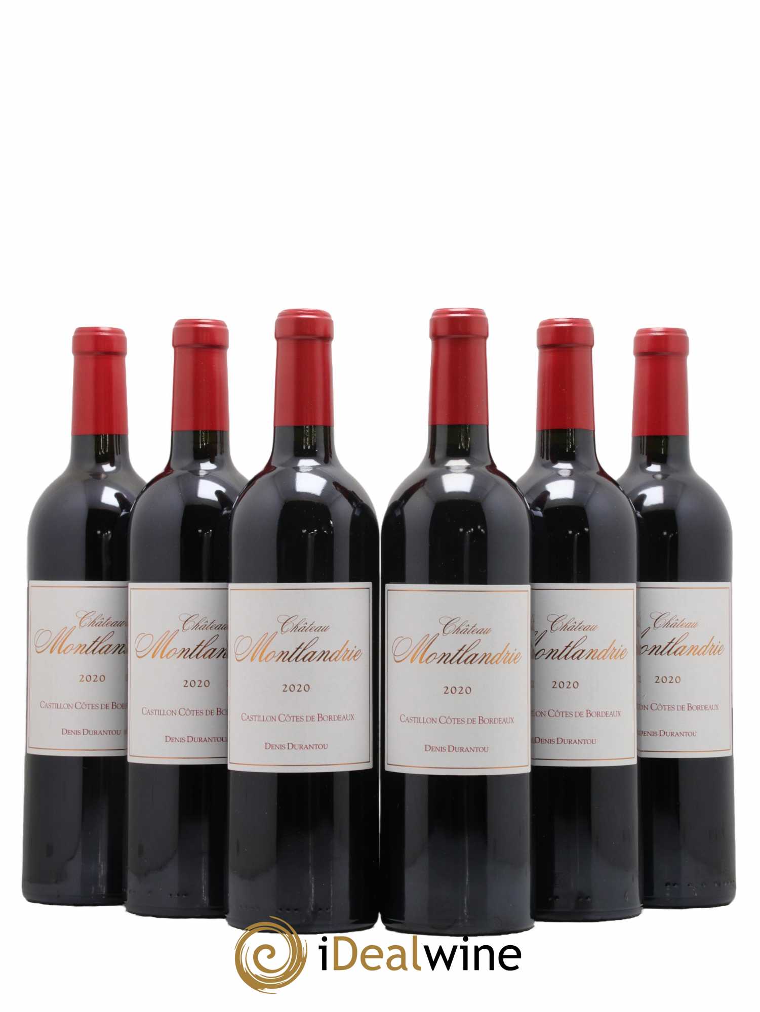 Castillon-Côtes-de-Bordeaux (Côtes-de-Castillon) Château Montlandrie 2020 - Lot de 6 bouteilles - 0