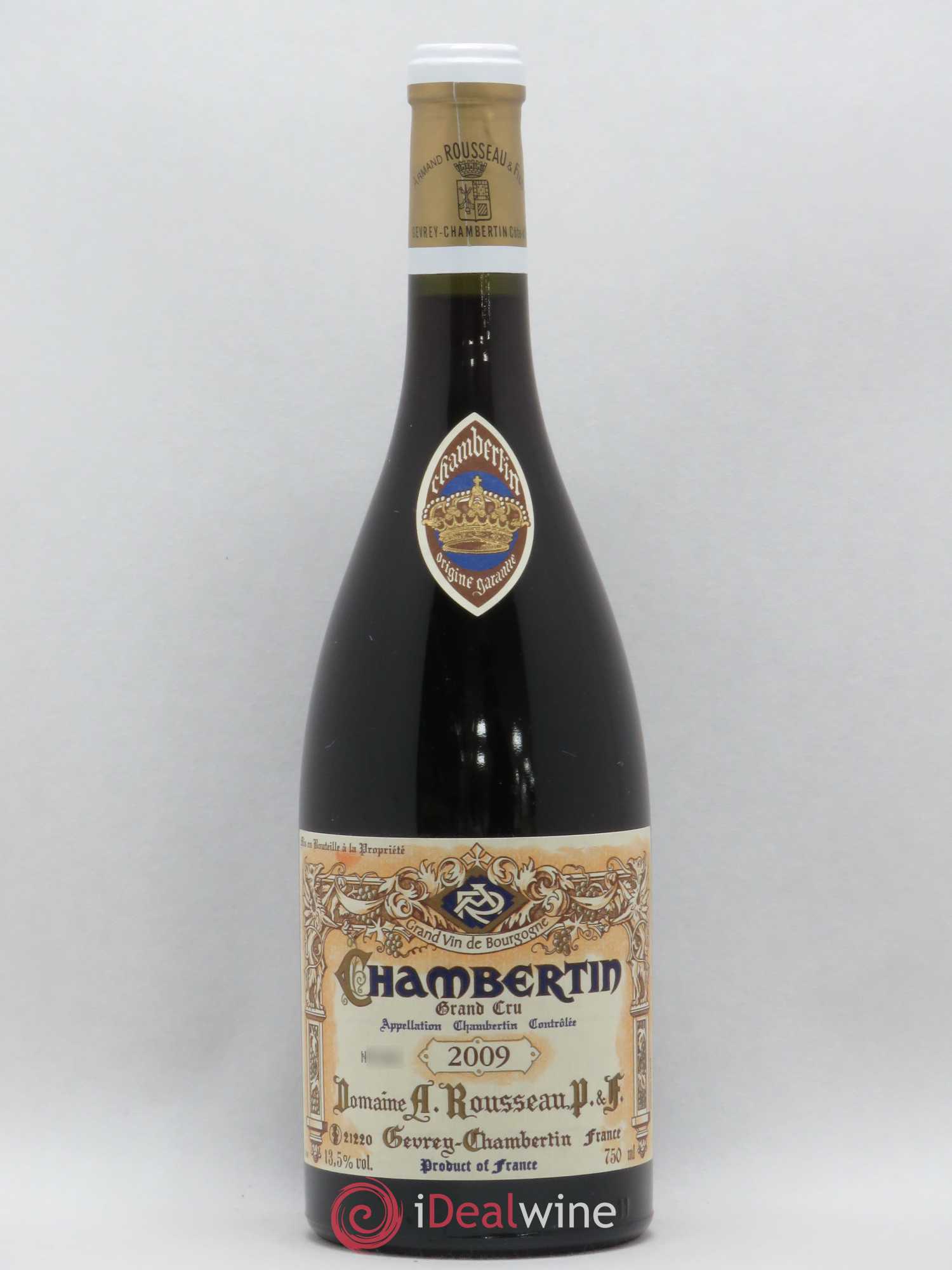 Chambertin Grand Cru Armand Rousseau (Domaine) 2009 - Lot de 1 bouteille - 0