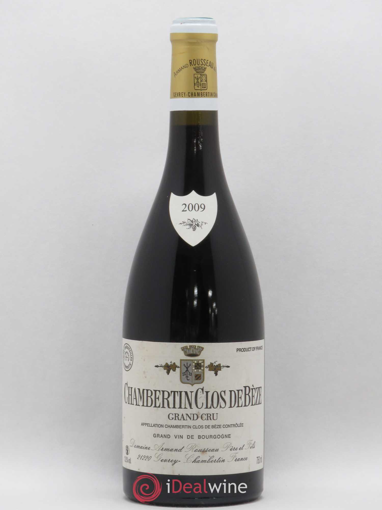 Chambertin Clos de Bèze Grand Cru Armand Rousseau (Domaine) 2009 - Lot de 1 bouteille - 0