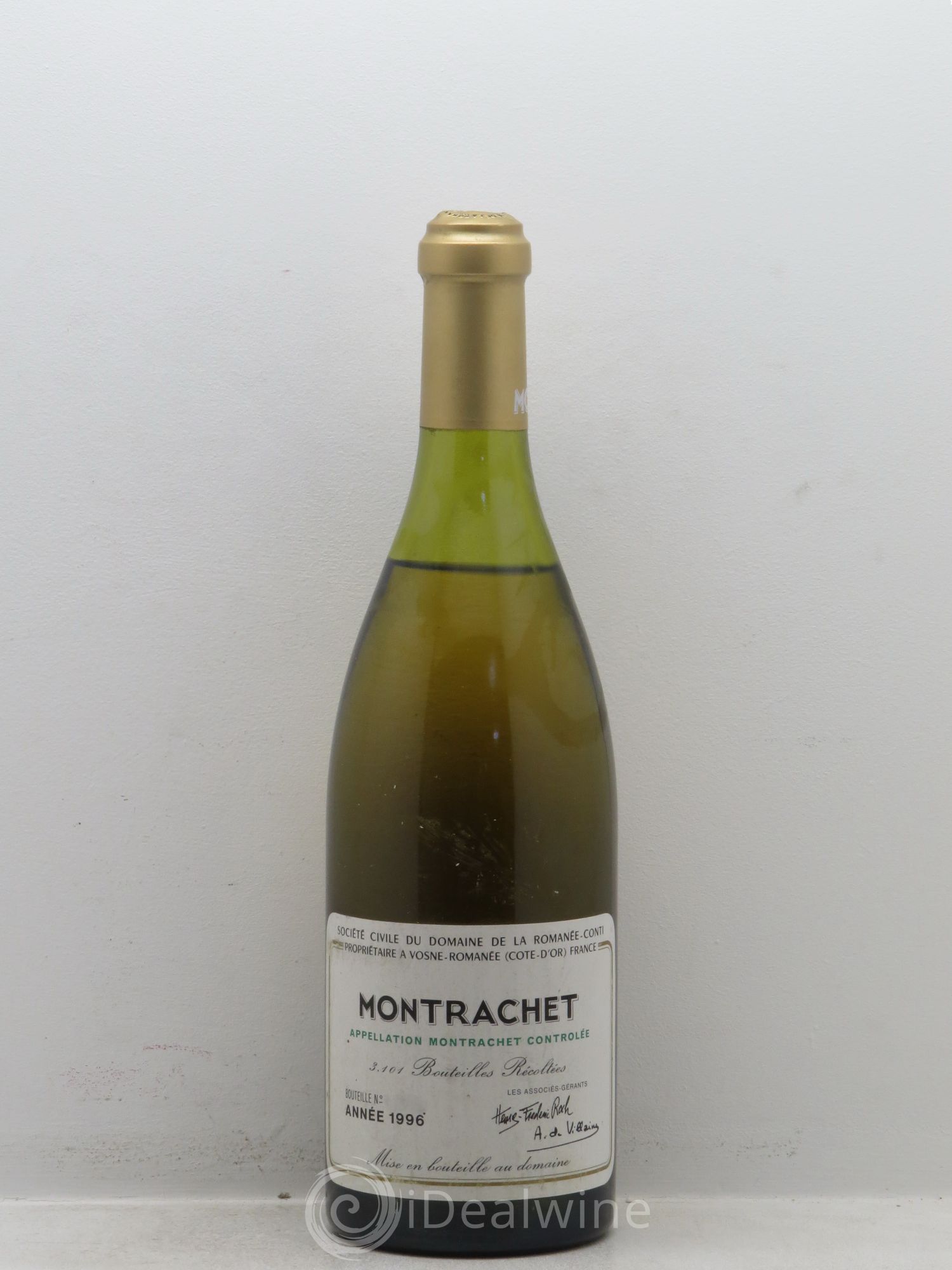 Montrachet Grand Cru Domaine de la Romanée-Conti 1996 - Posten von 1 Flasche - 0