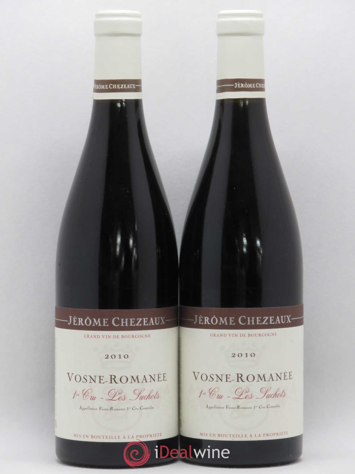 Vosne-Romanée 1er Cru Les Suchots Jerome Chezeaux 2010 - Posten von 2 Flaschen - 0