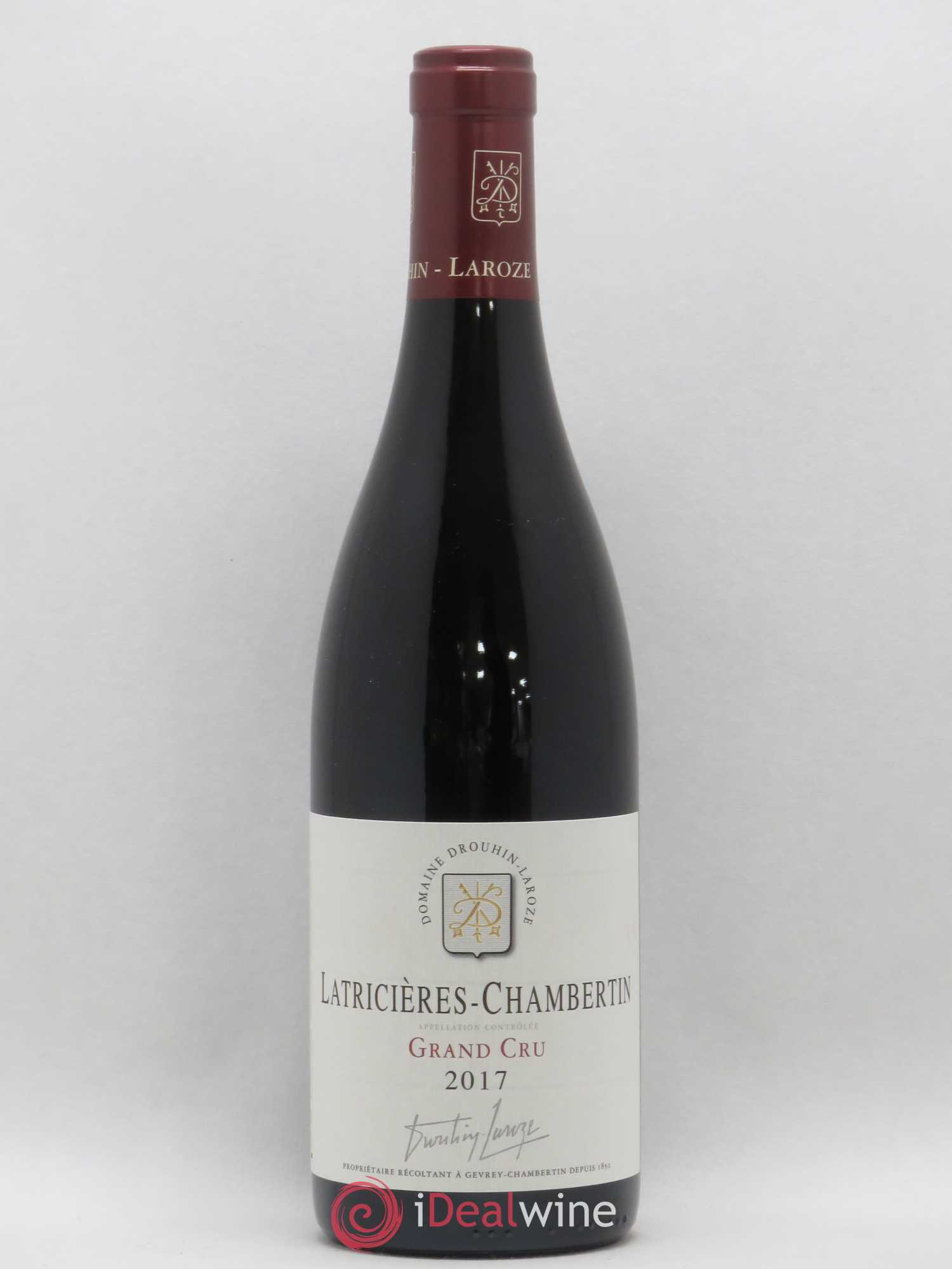 Latricières-Chambertin Grand Cru Domaine Drouhin-Laroze 2017 - Lot de 1 bouteille - 0