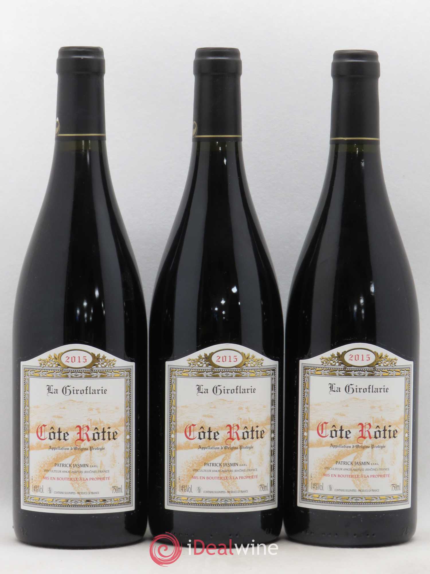 Côte-Rôtie La Giroflarie Jasmin (Domaine) 2015 - Lot de 3 bouteilles - 0