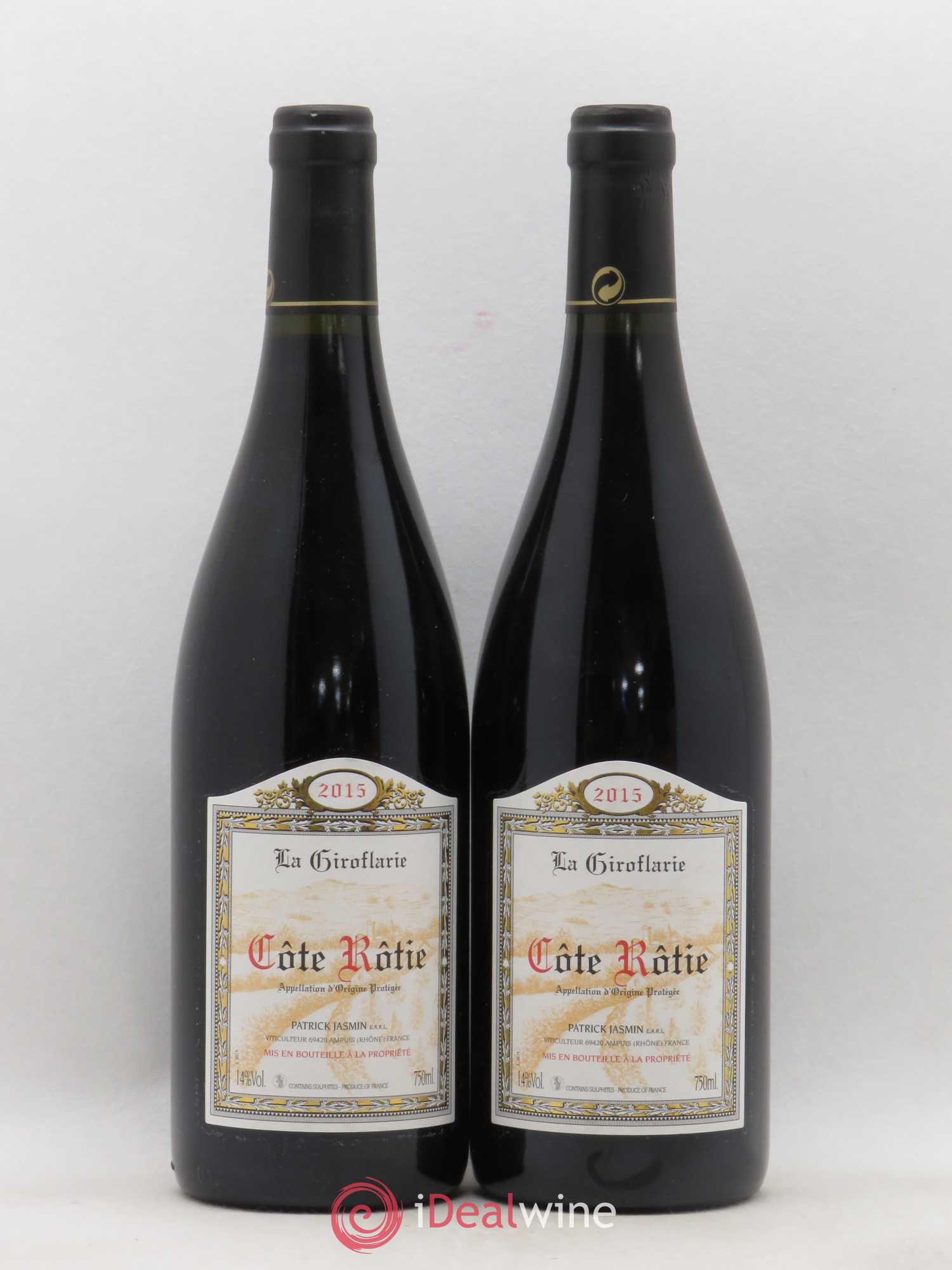 Côte-Rôtie La Giroflarie Jasmin (Domaine) 2015 - Lot de 2 bouteilles - 0