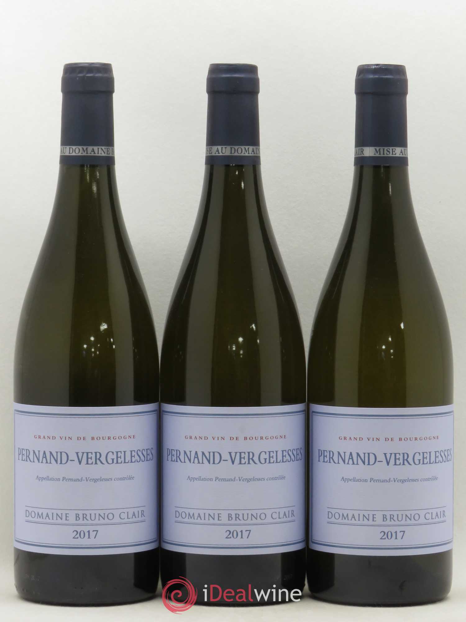 Pernand-Vergelesses Bruno Clair 2017 - Posten von 3 Flaschen - 0