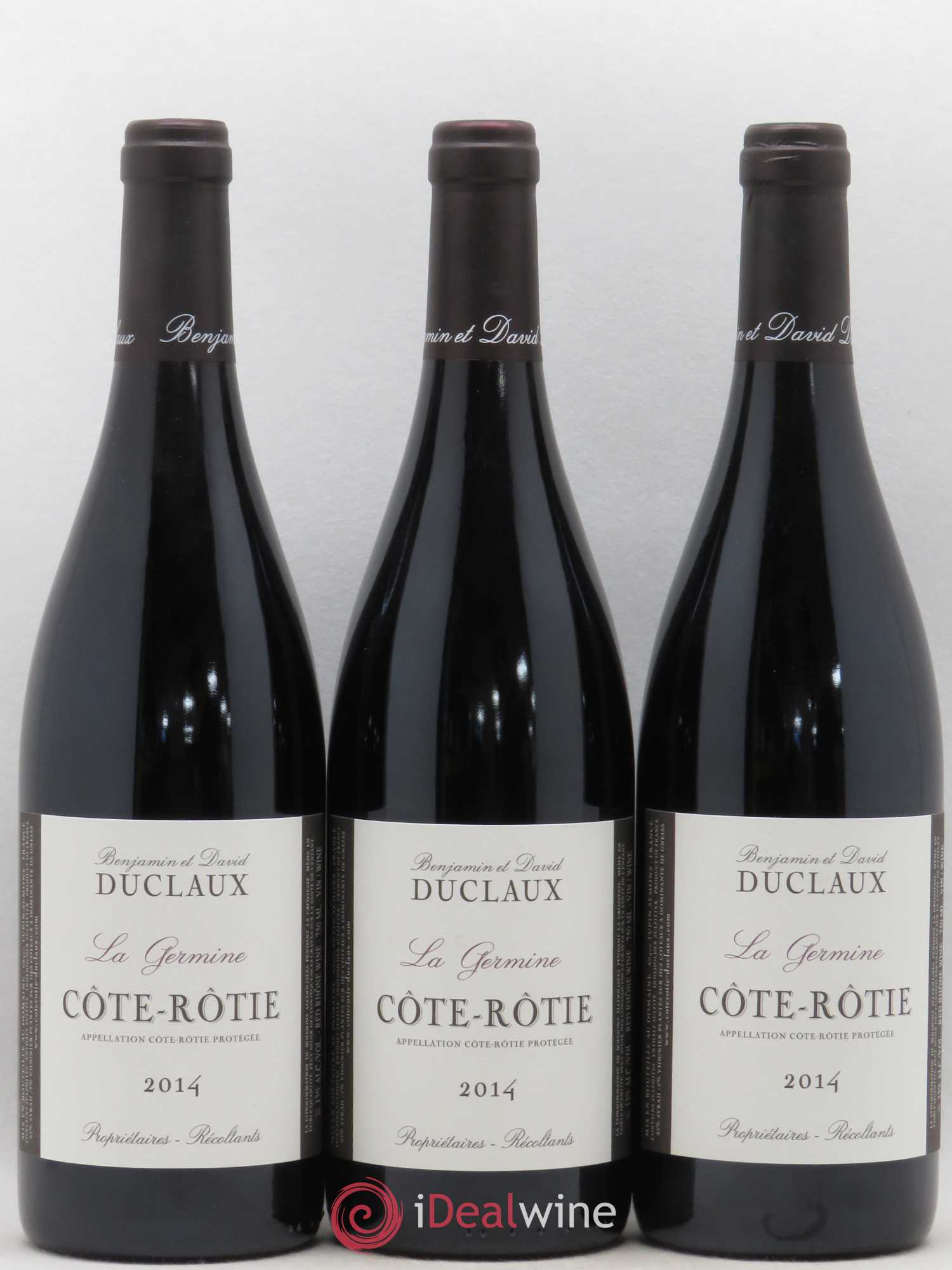 Côte-Rôtie La Germine Domaine Duclaux 2014 - Lot de 3 bouteilles - 0
