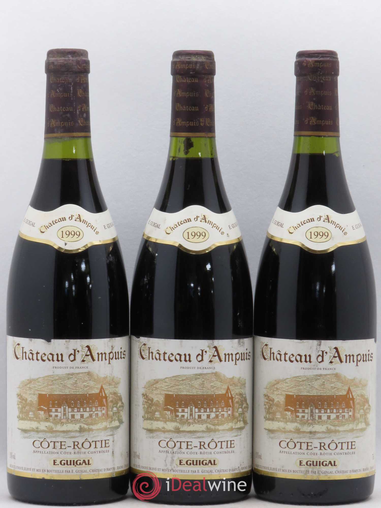 Côte-Rôtie Château d'Ampuis Guigal 1999 - Lot de 3 bouteilles - 0