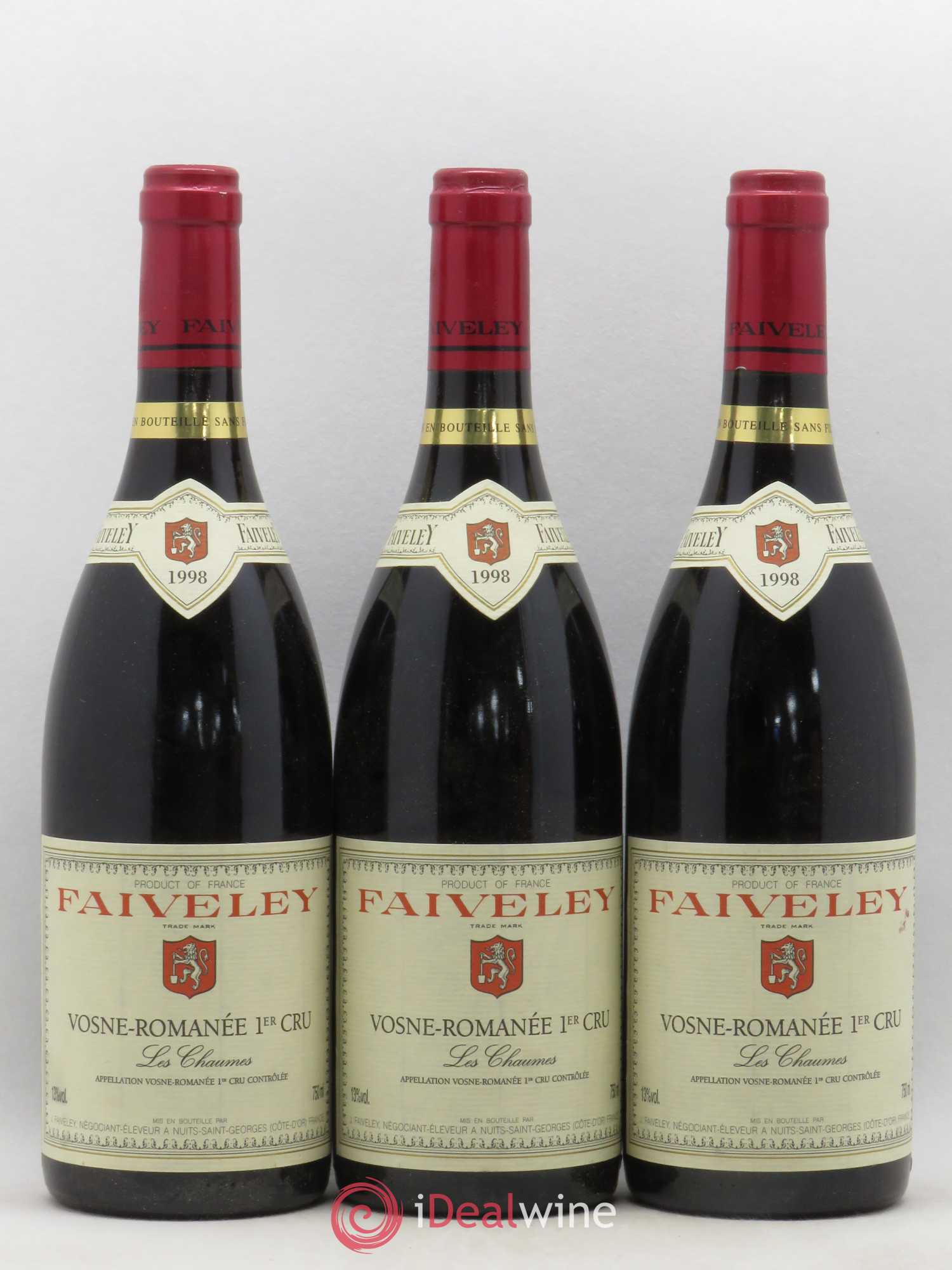 Vosne-Romanée 1er Cru 1998 - Posten von 3 Flaschen - 0