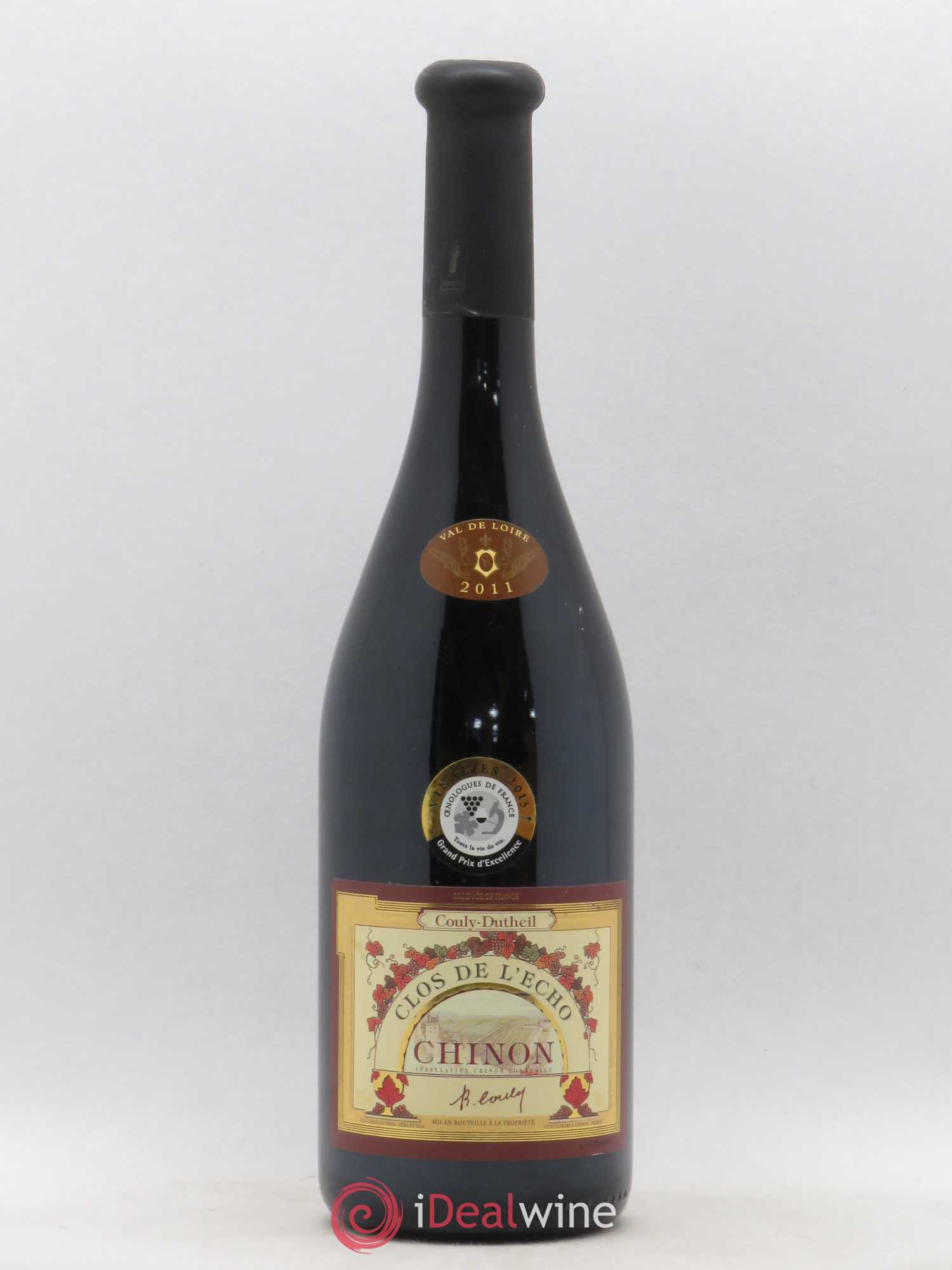 Chinon Clos de l'Echo Couly-Dutheil 2011 - Lot de 1 bouteille - 0