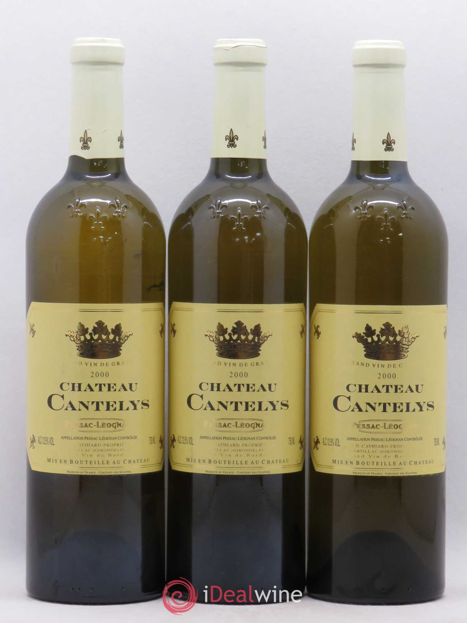 Château Cantelys (senza prezzo di riserva) 2000 - Lotto di 3 bottiglie - 0