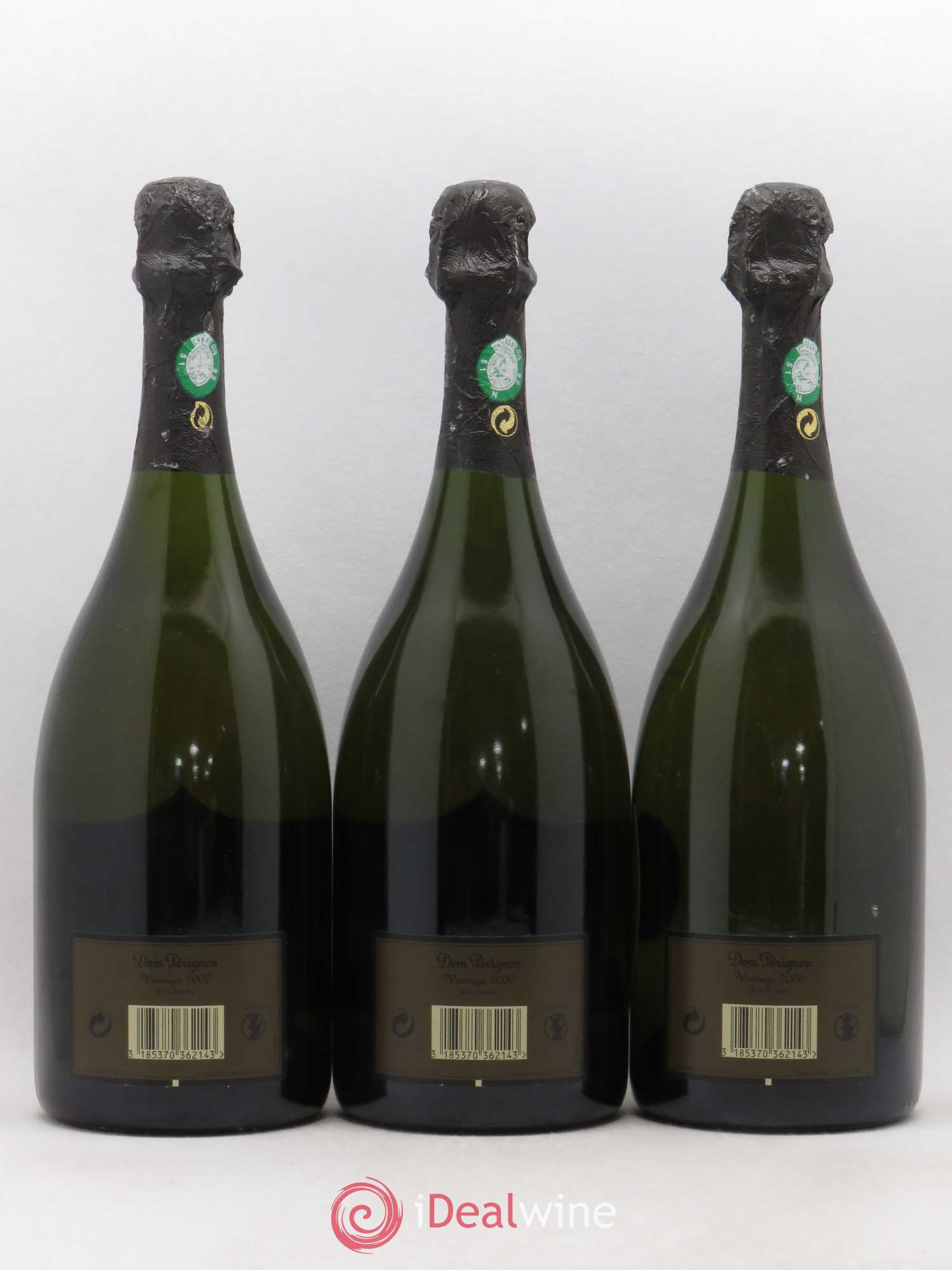 Brut Dom Pérignon 2000 - Lot de 3 bouteilles - 1