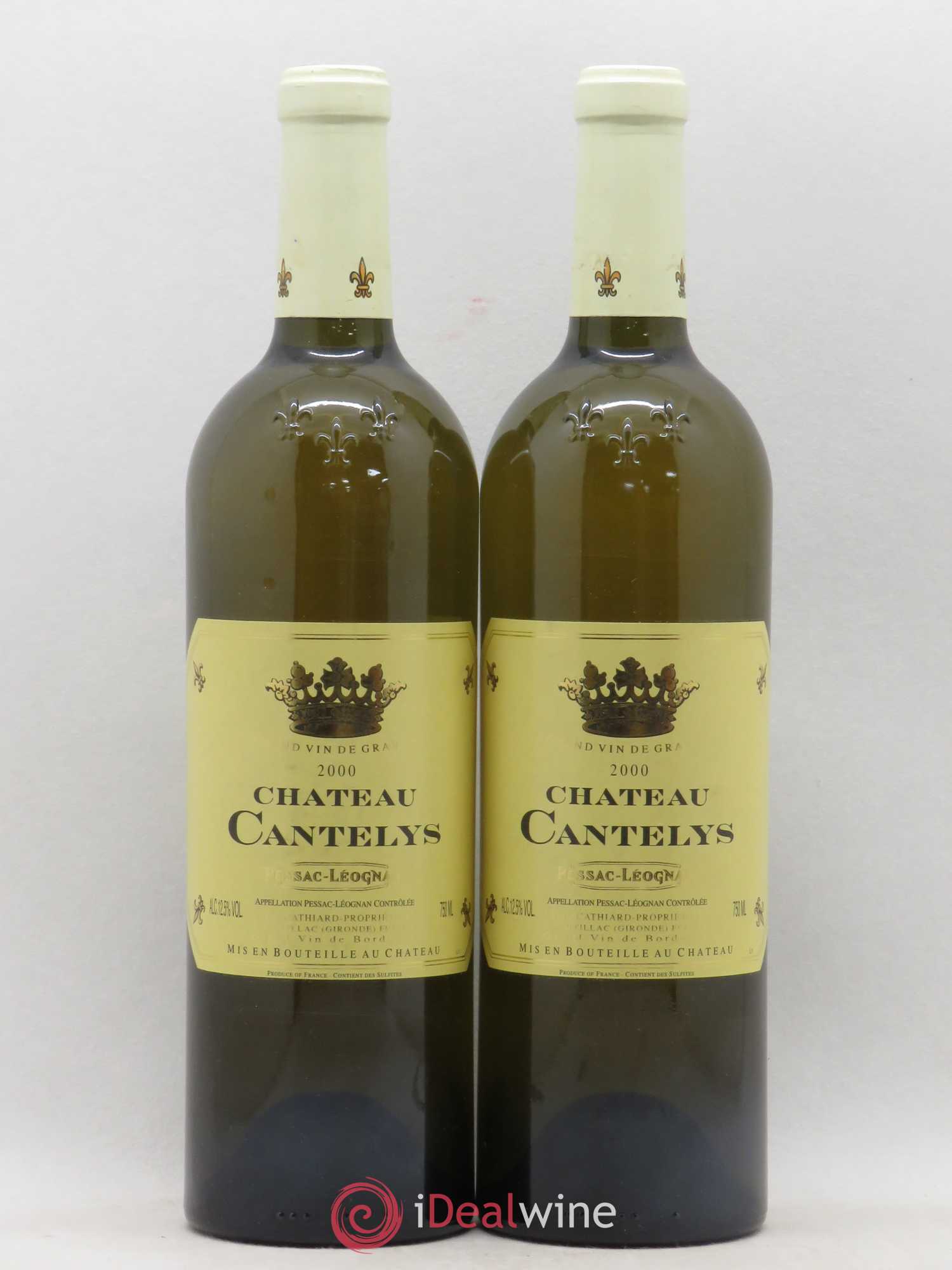 Château Cantelys (sans prix de réserve) 2000 - Lot de 2 bouteilles - 0