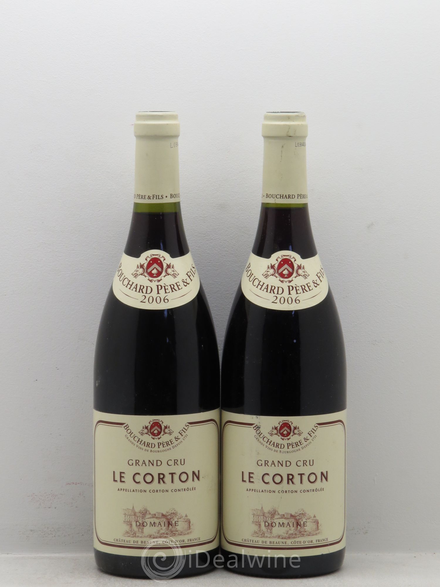 Corton Grand Cru Le Corton Bouchard Père & Fils 2006 - Lot de 2 bouteilles - 0