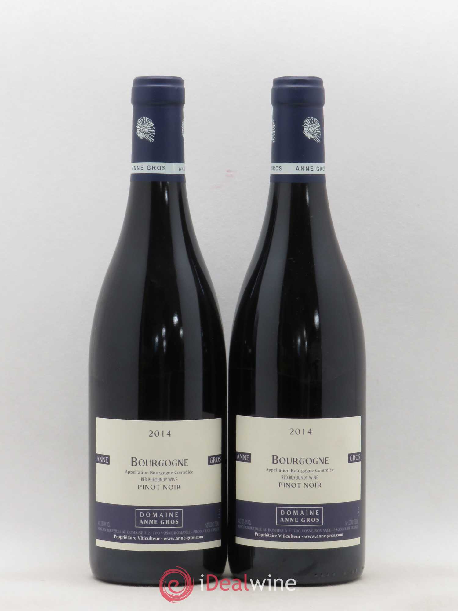 Bourgogne Pinot Noir Anne Gros 2014 - Lot de 2 bouteilles - 0