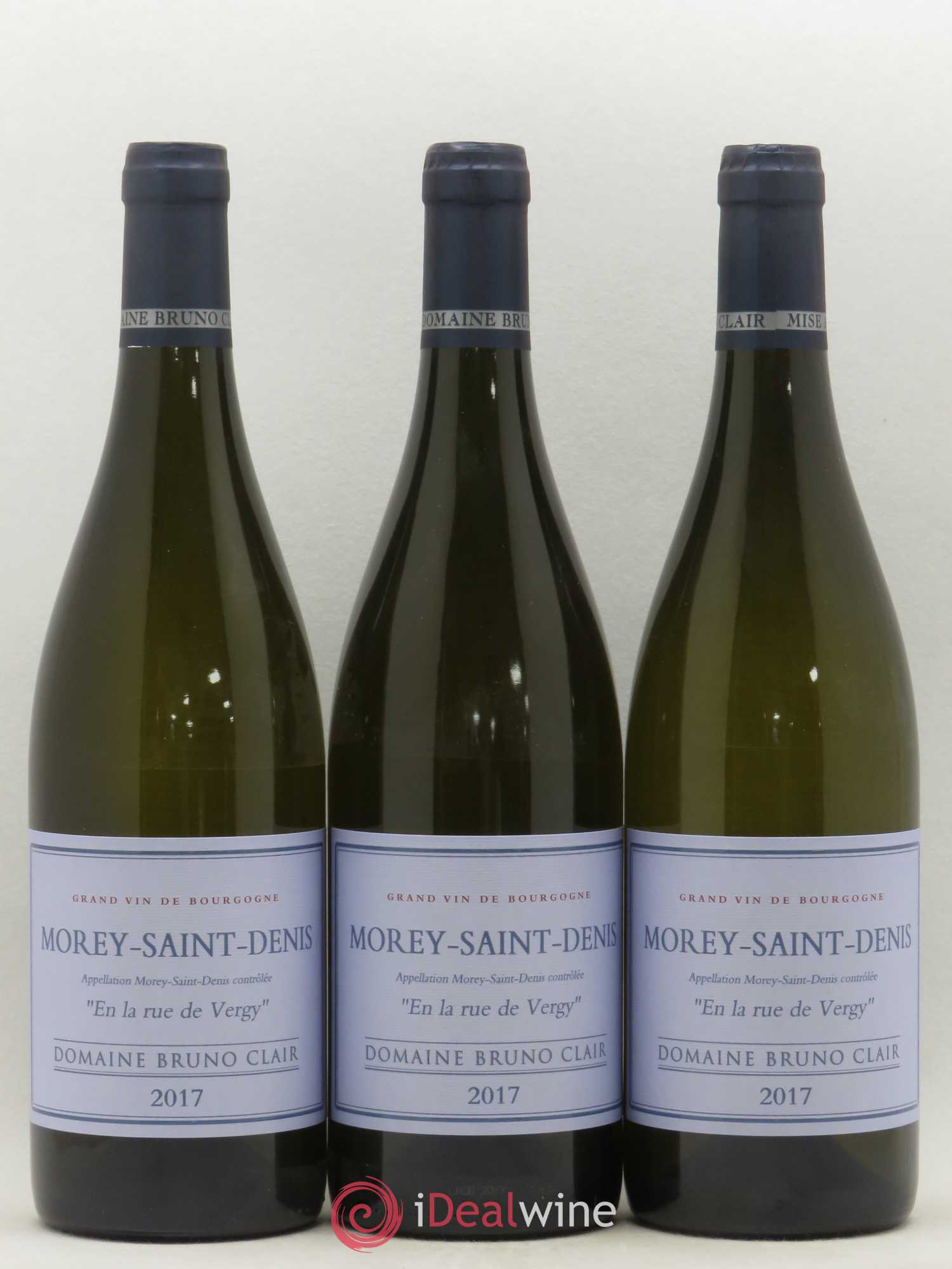 Morey-Saint-Denis En la Rue de Vergy Bruno Clair (Domaine) 2017 - Lot de 3 bouteilles - 0