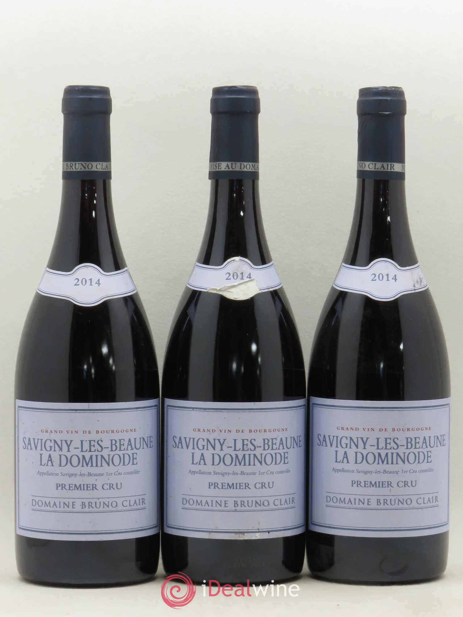 Savigny-lès-Beaune 1er Cru La Dominode Bruno Clair (Domaine) 2014 - Lot de 3 bouteilles - 0