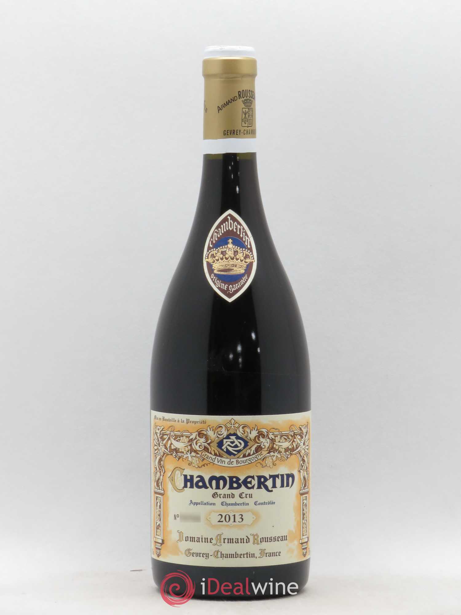 Chambertin Grand Cru Armand Rousseau (Domaine) 2013 - Lot de 1 bouteille - 0